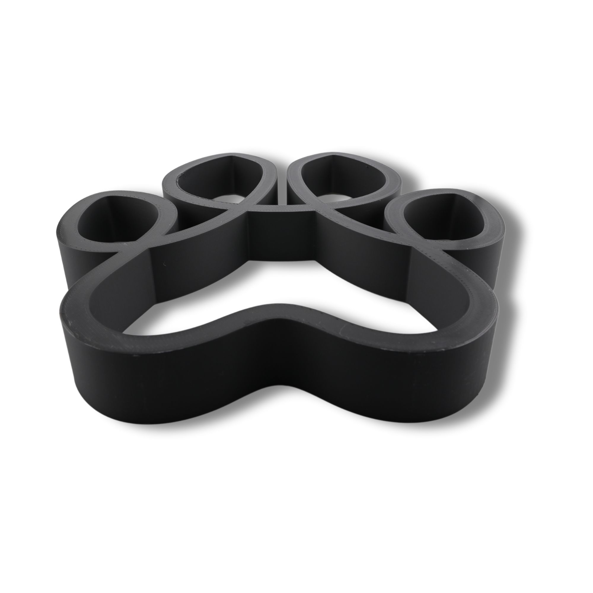 Curved Canine Paw — flat