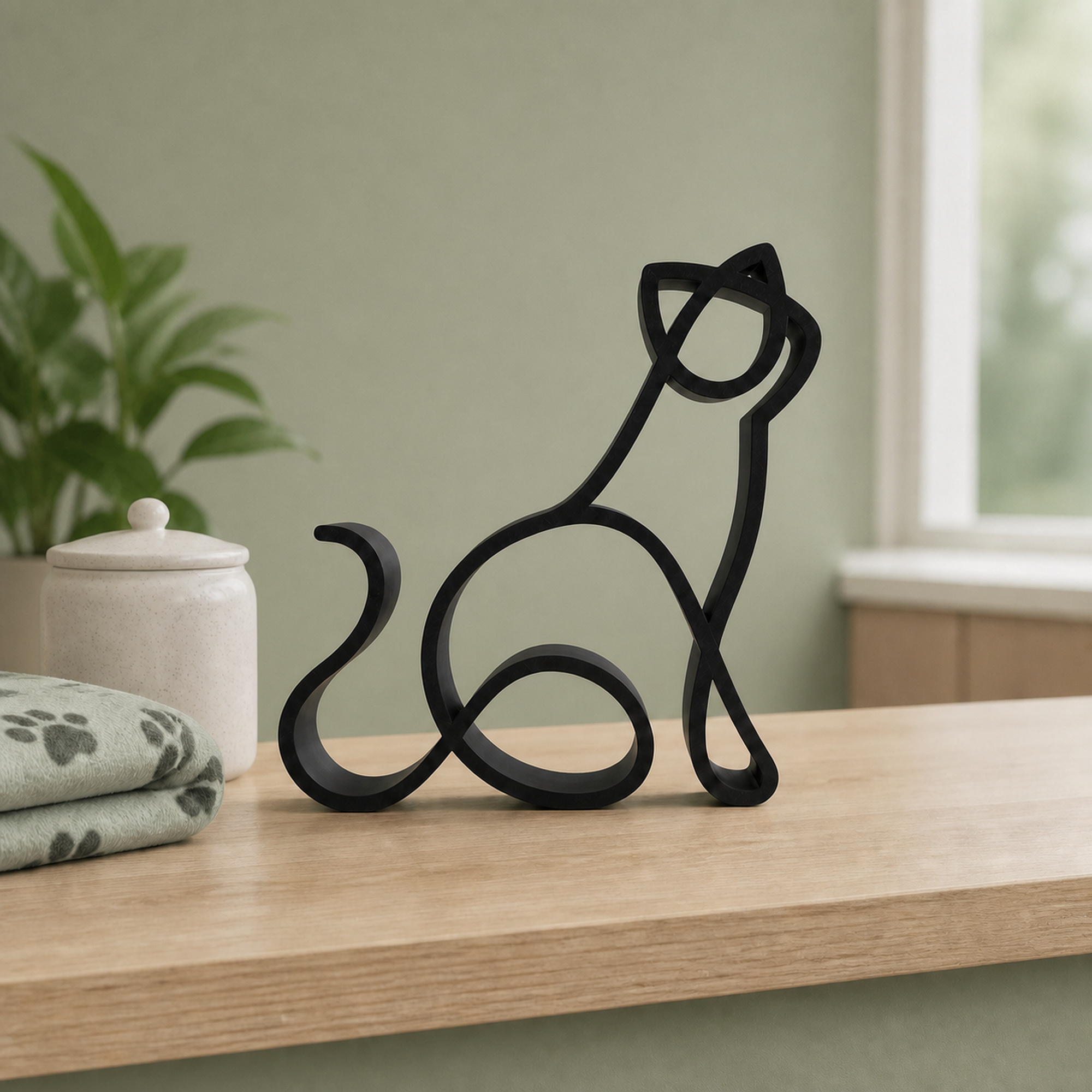 Attentive Cat — lifestyle