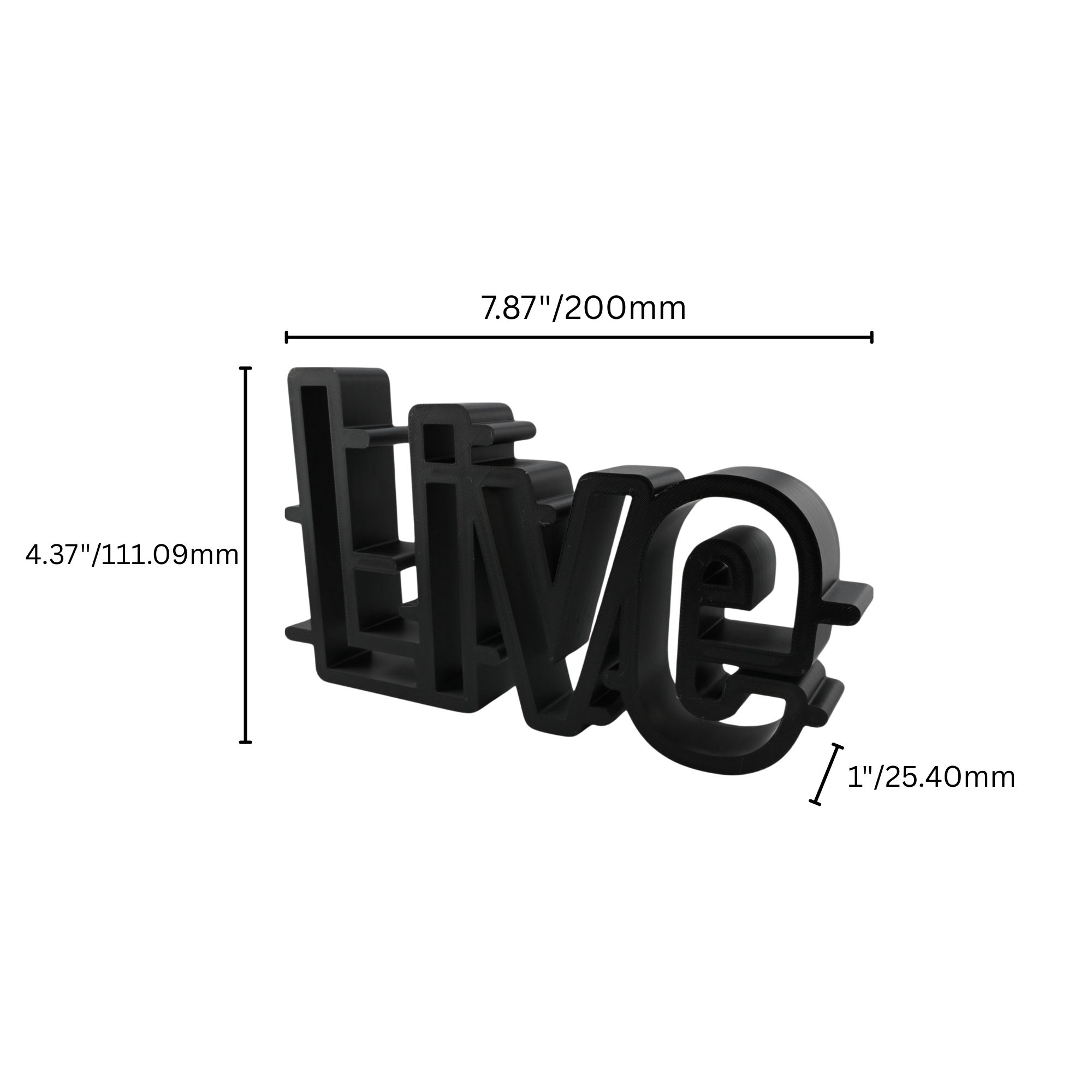 Live Retro Bold — dimension