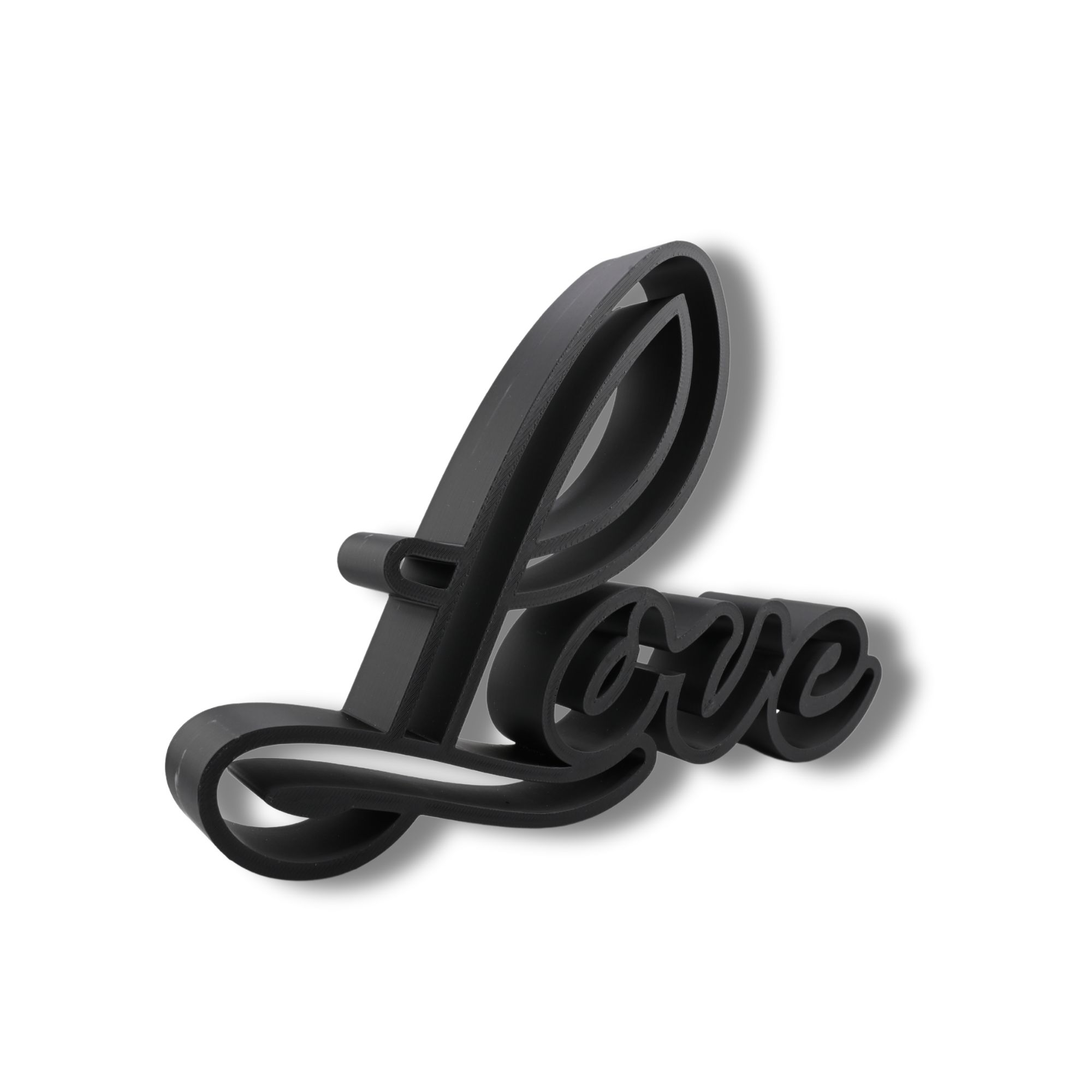 Love Calligraphy Style — three quarter