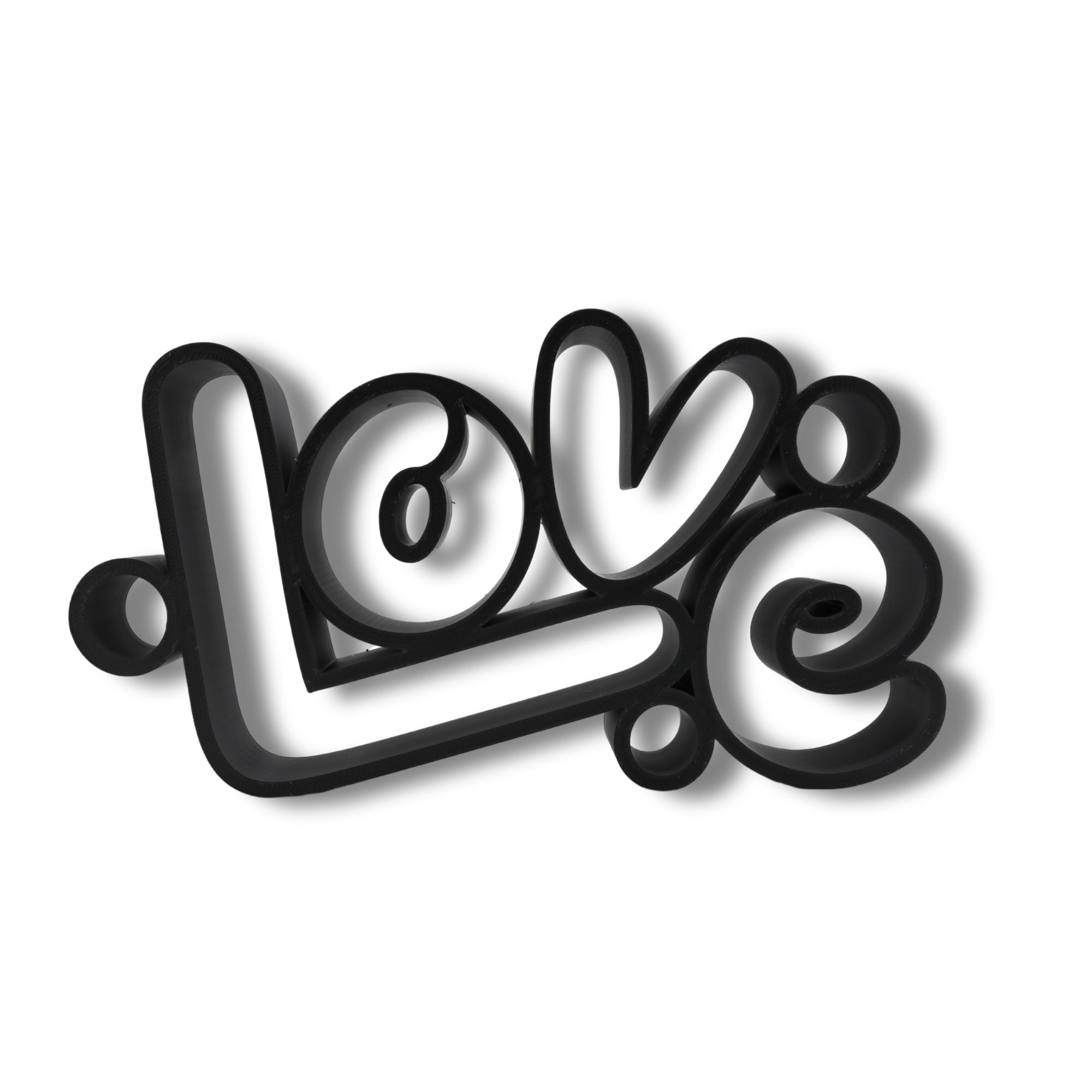 Love Bubble Letters — front