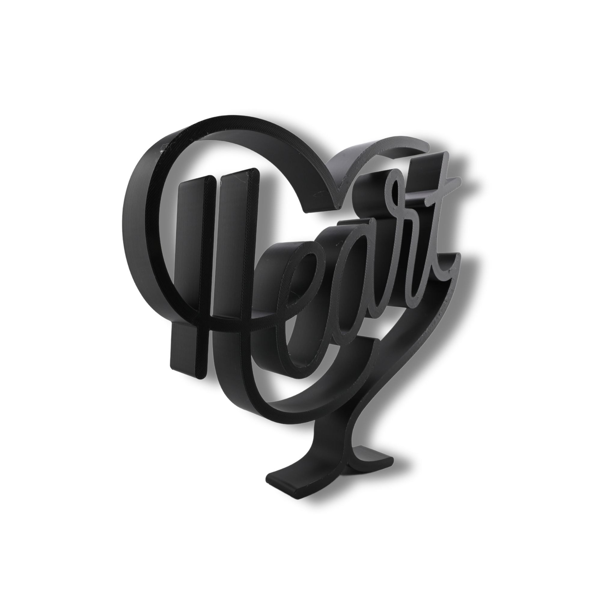 Heart Script — three quarter