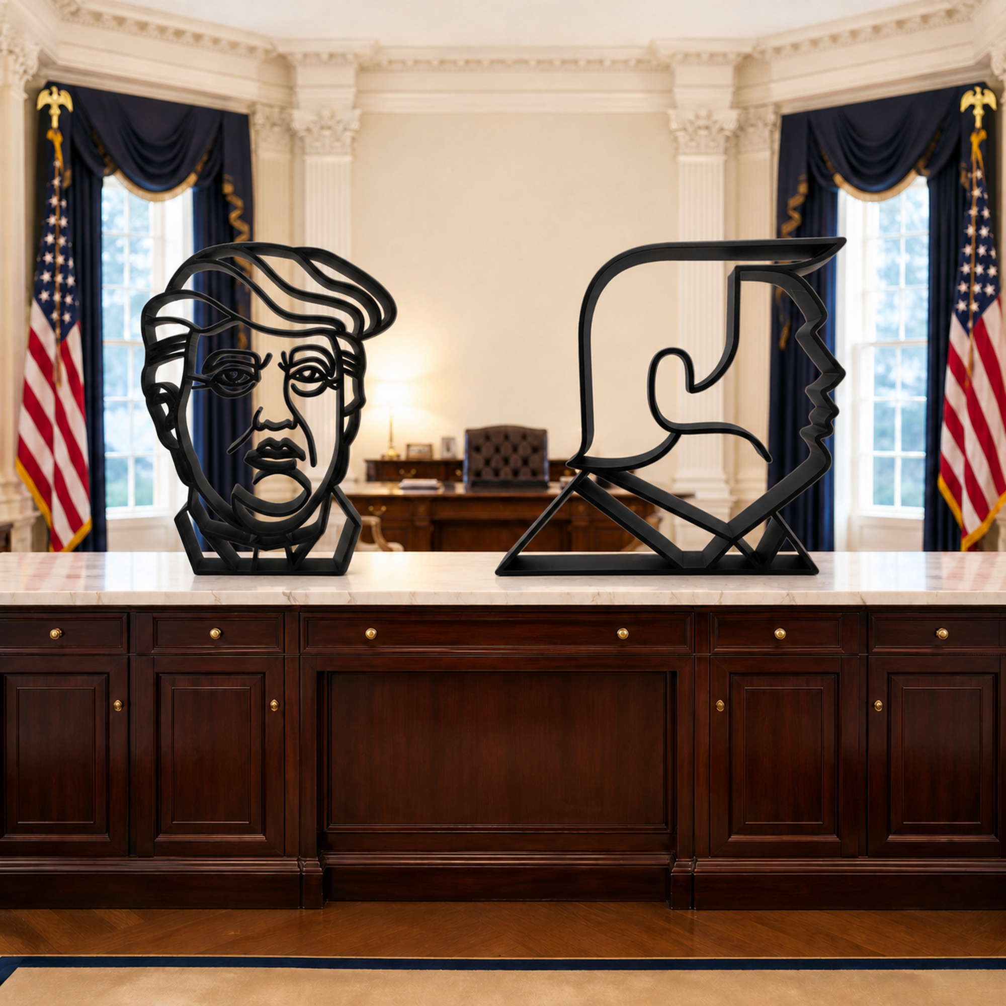 Minimalist Line Art - U.S. Presidents Silhouette Collection collection — Elegant Outlines parent image