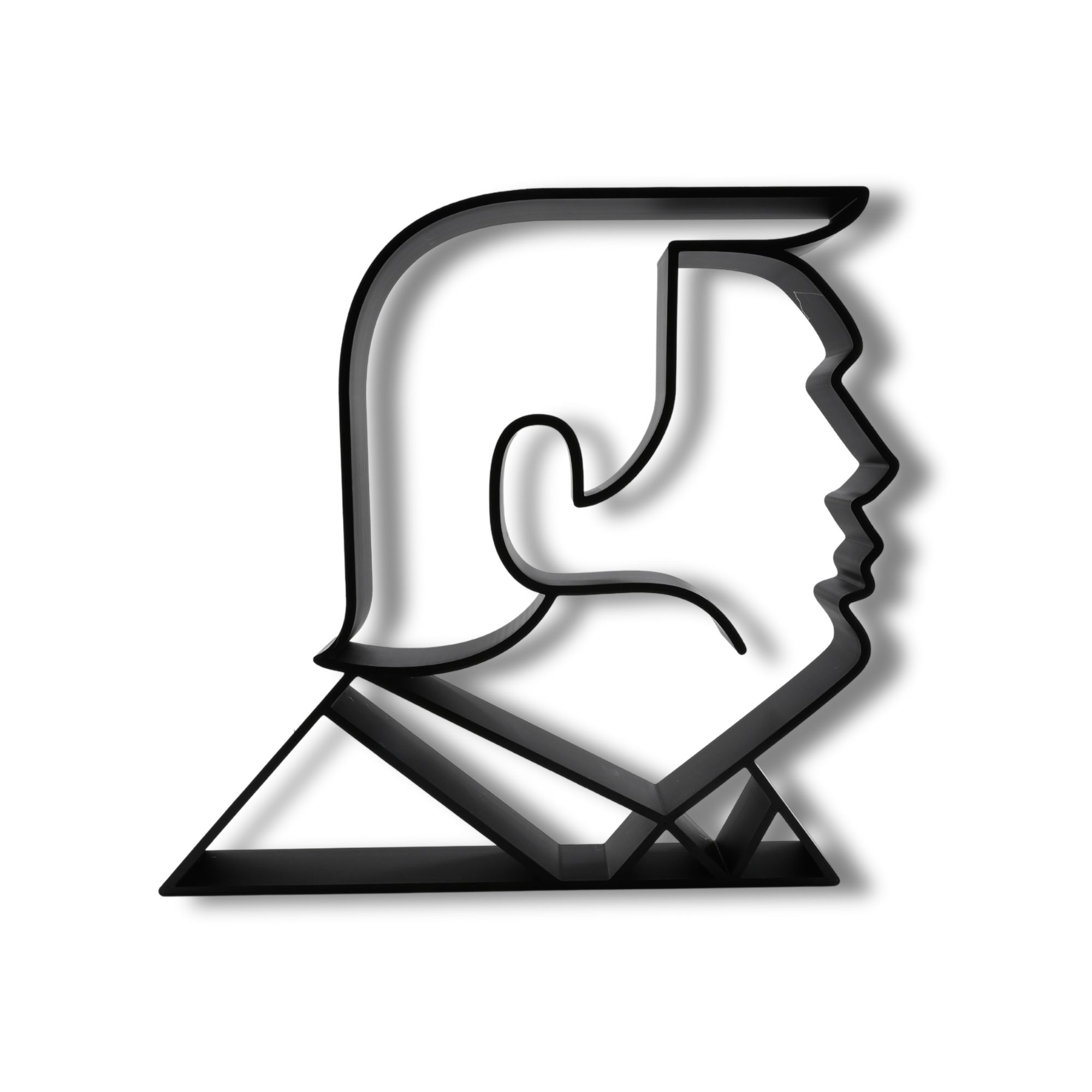 Donald Trump 45th & 47th President Side Silhouette — front