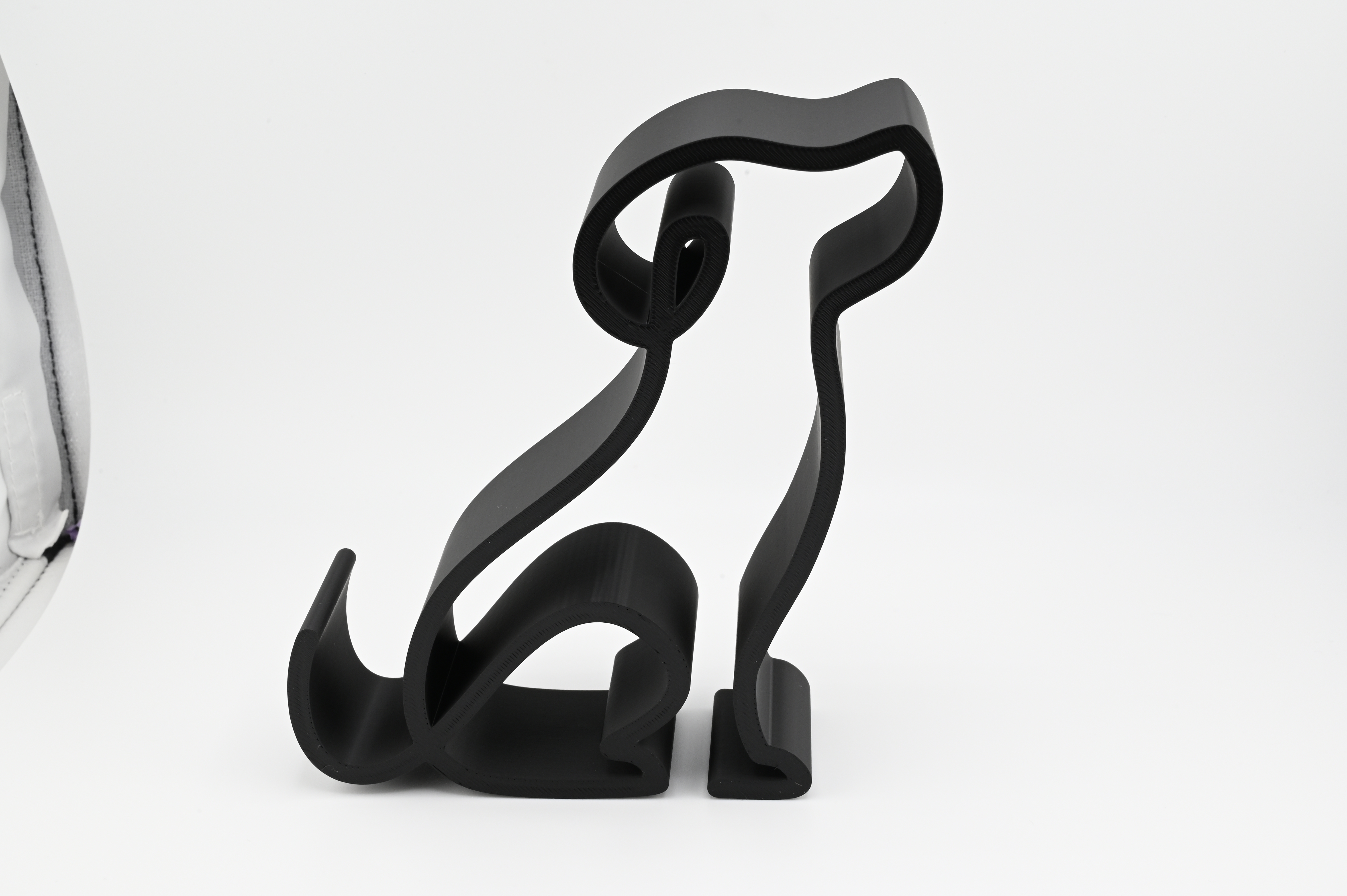 Sitting Beagle Silhouette — front