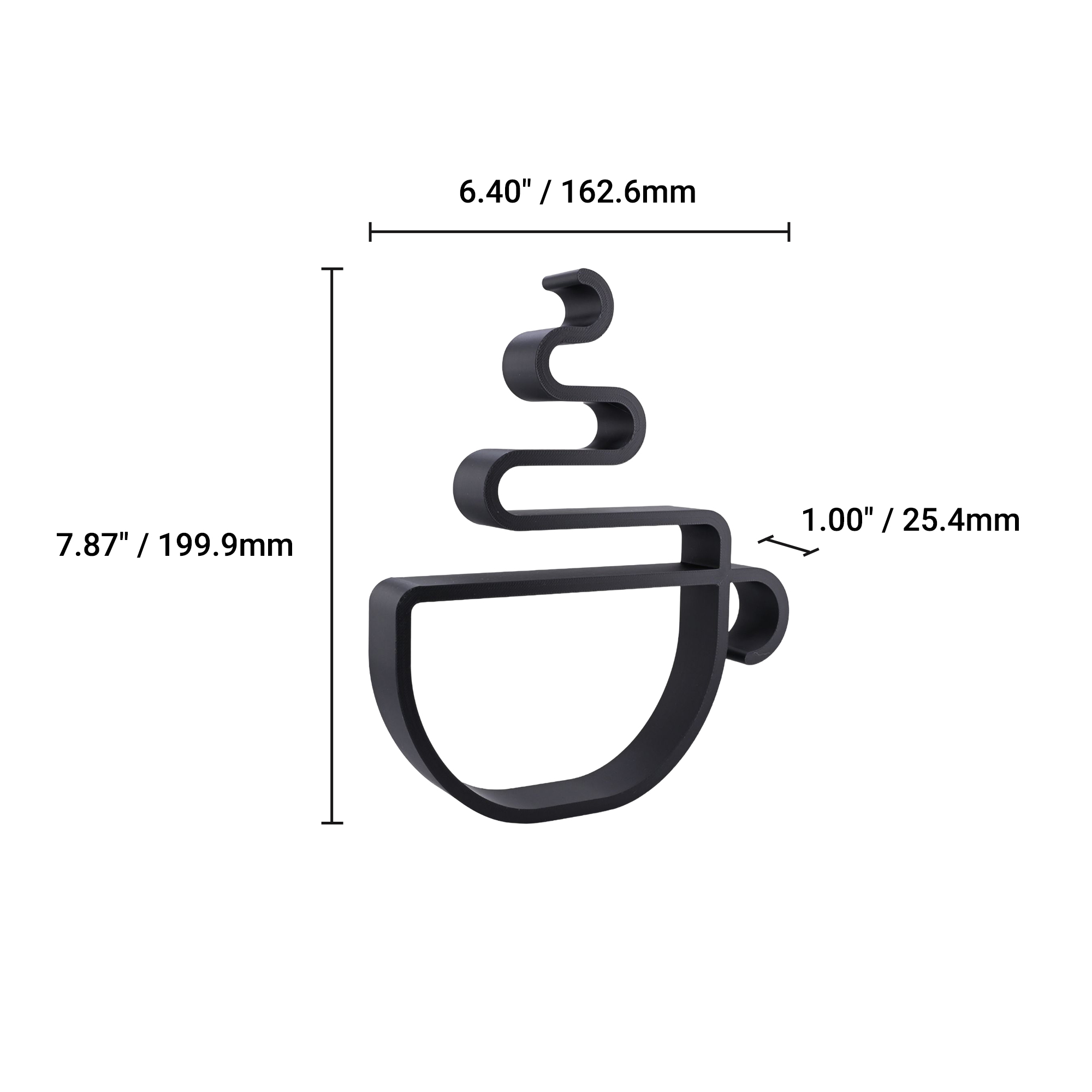 Abstract Coffee Cup — dimension