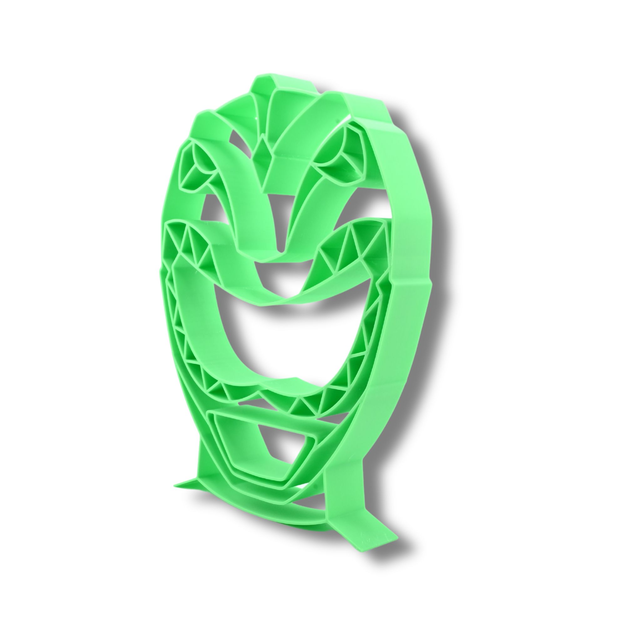 Green Ranger Helmet Thin Silhouette — three quarter