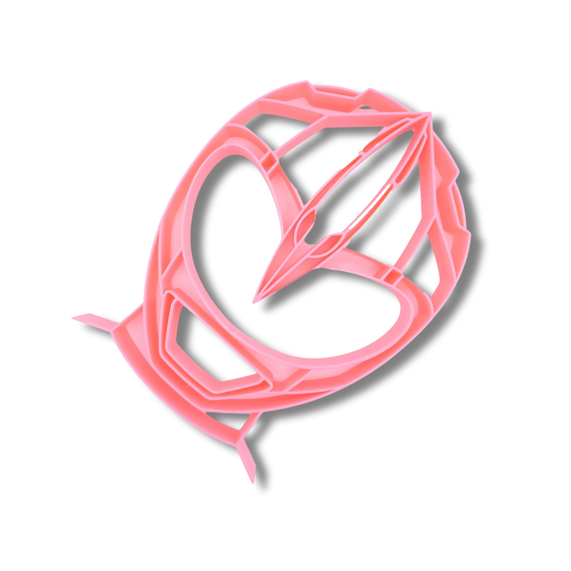 Pink Ranger Helmet Thin Silhouette — flat