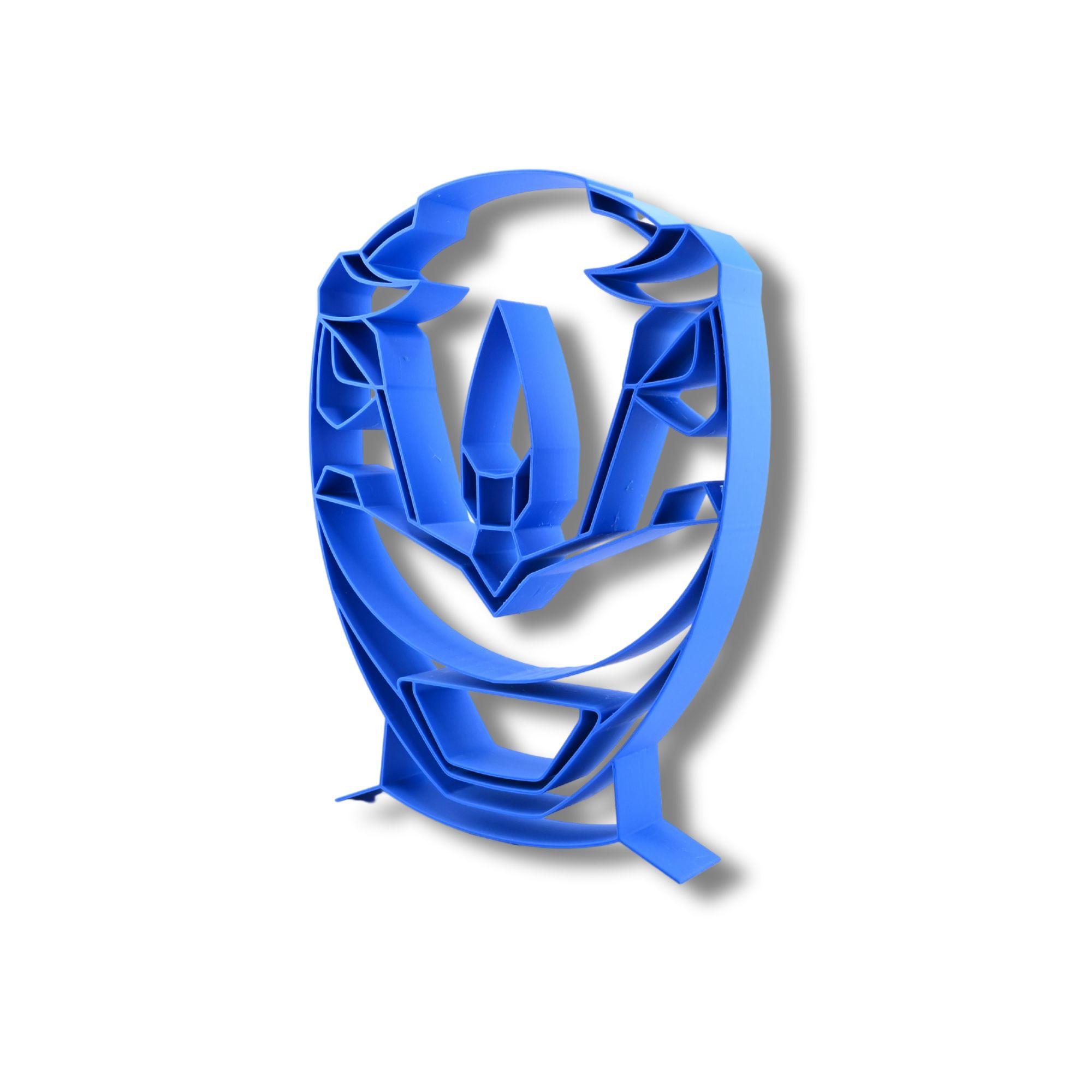 Blue Ranger Helmet Thin Silhouette — three quarter