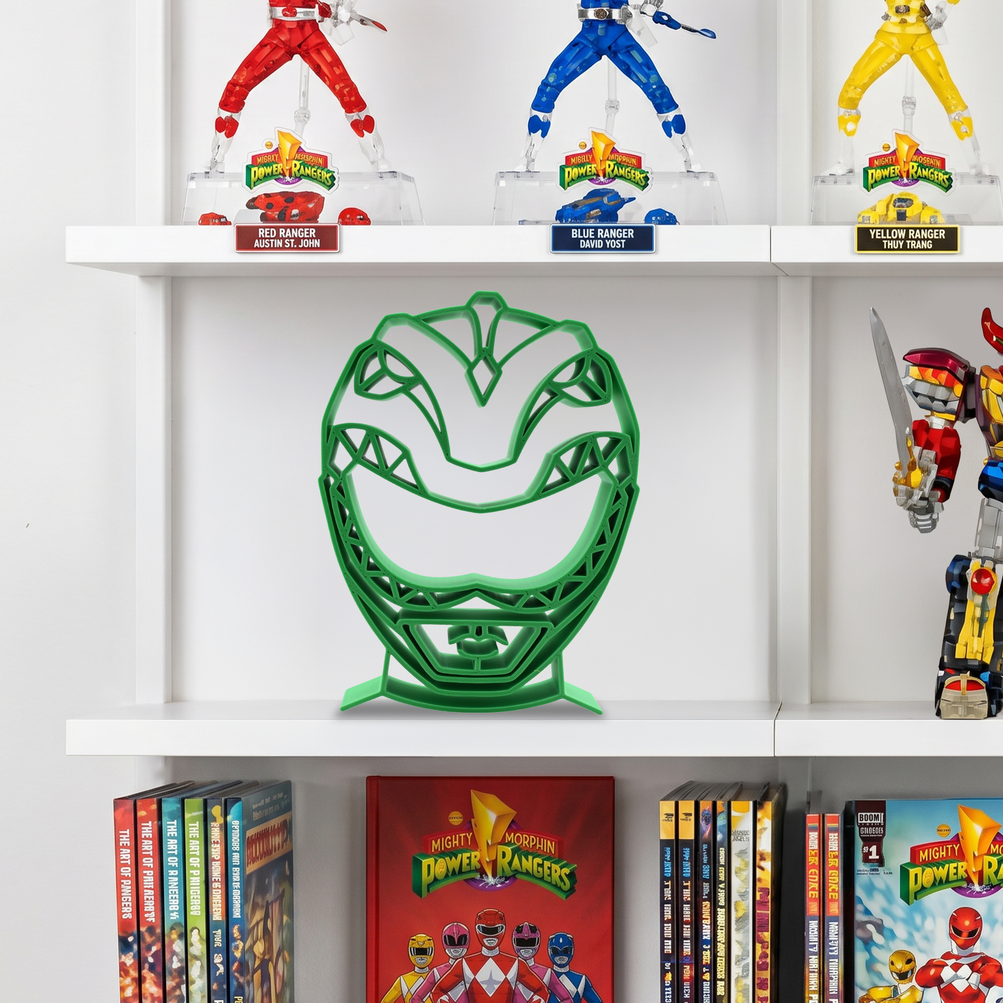 Green Ranger Helmet Thick Silhouette — extra 1