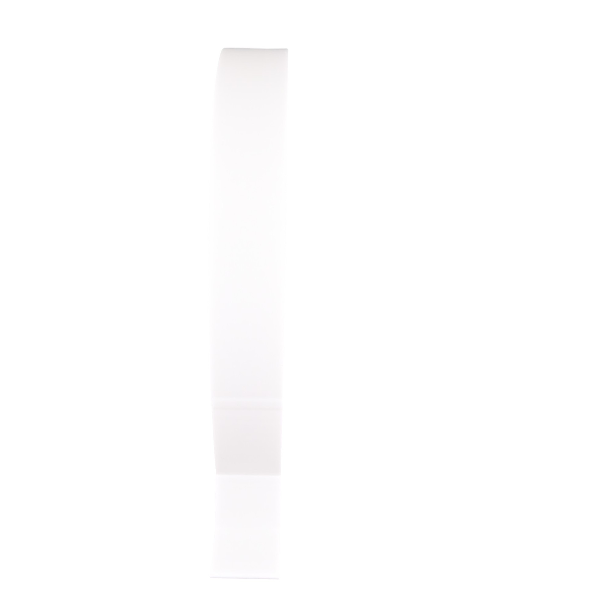 White Ranger Helmet Thick Silhouette — side