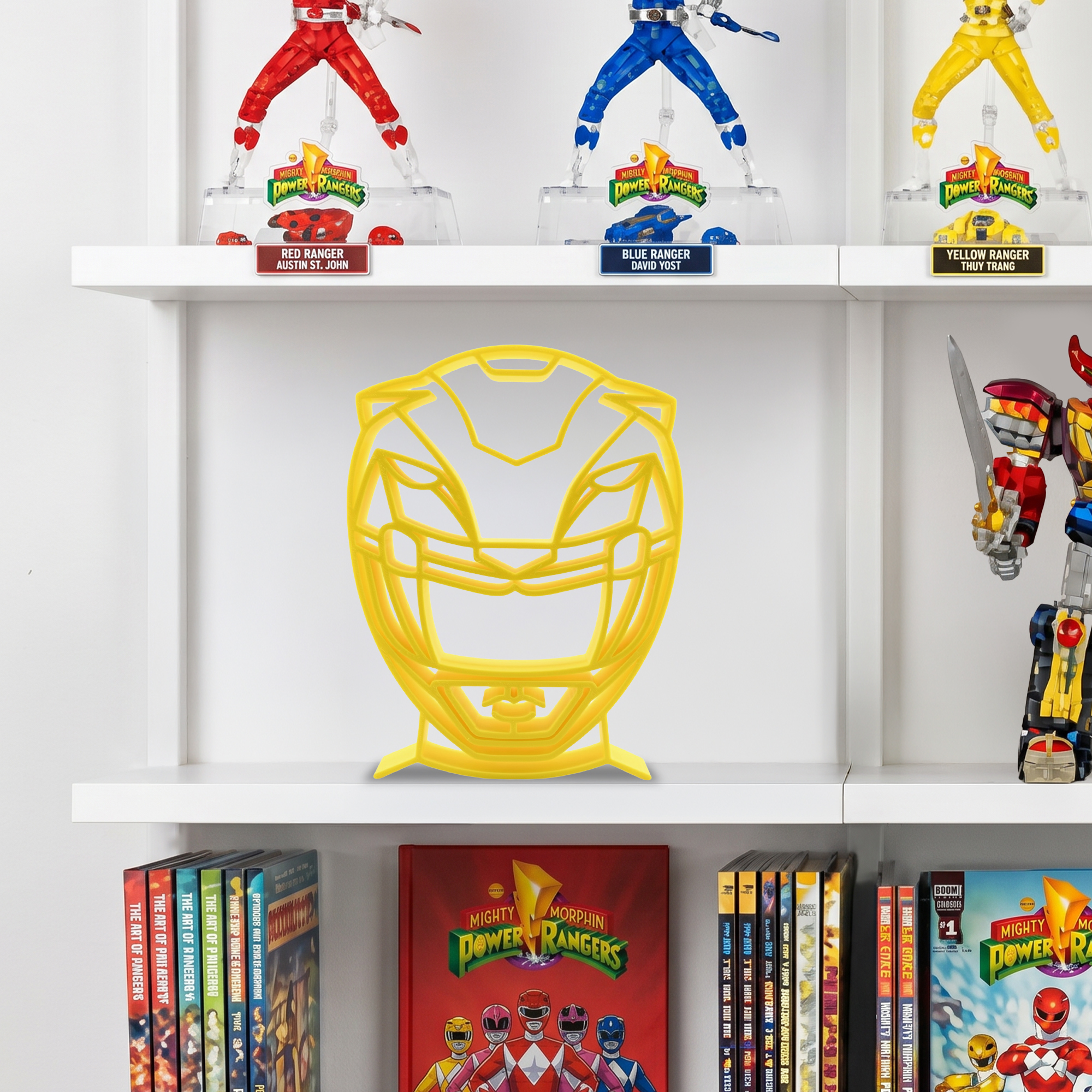 Yellow Ranger Helmet Thick Silhouette — extra 1