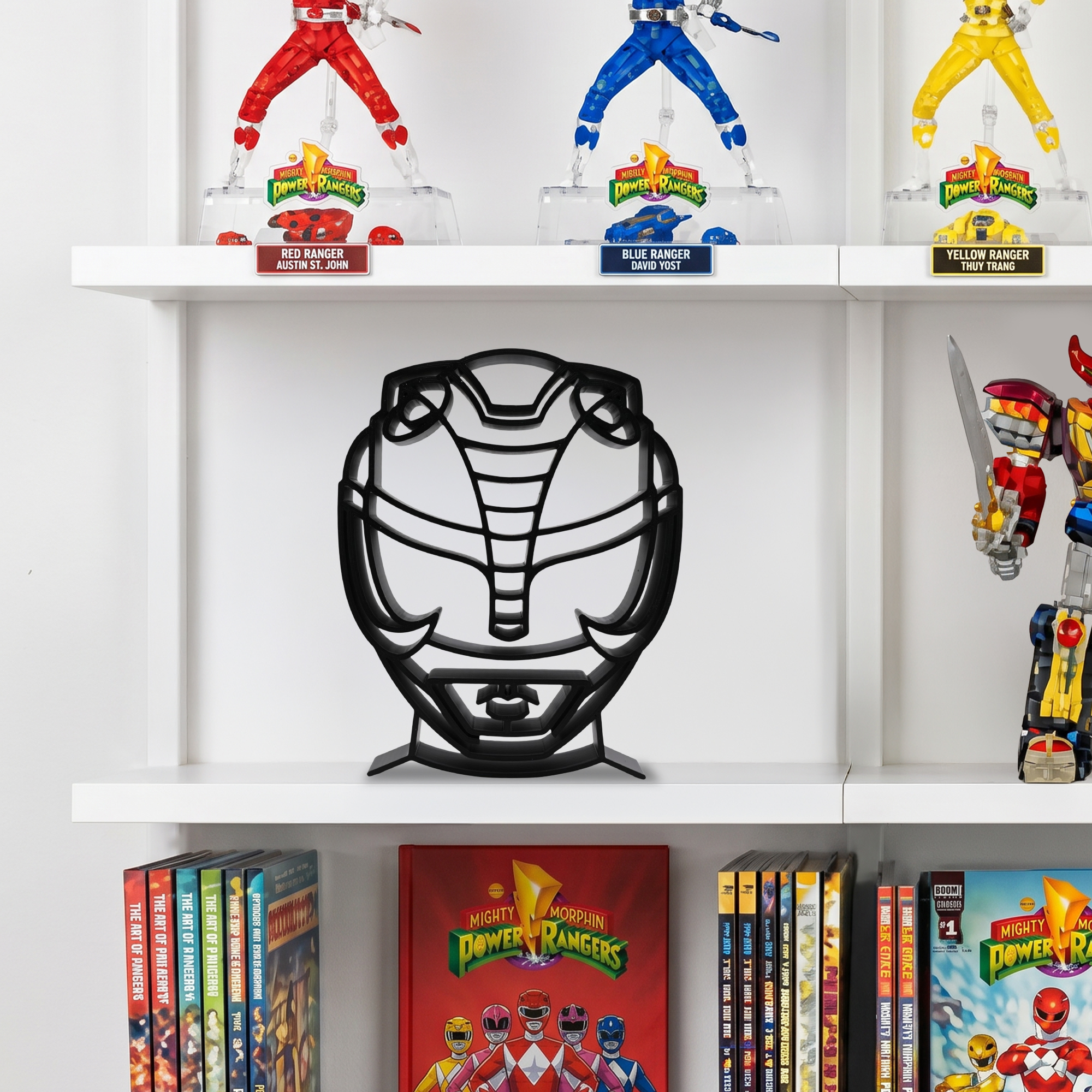 Black Ranger Helmet Thick Silhouette — extra 1