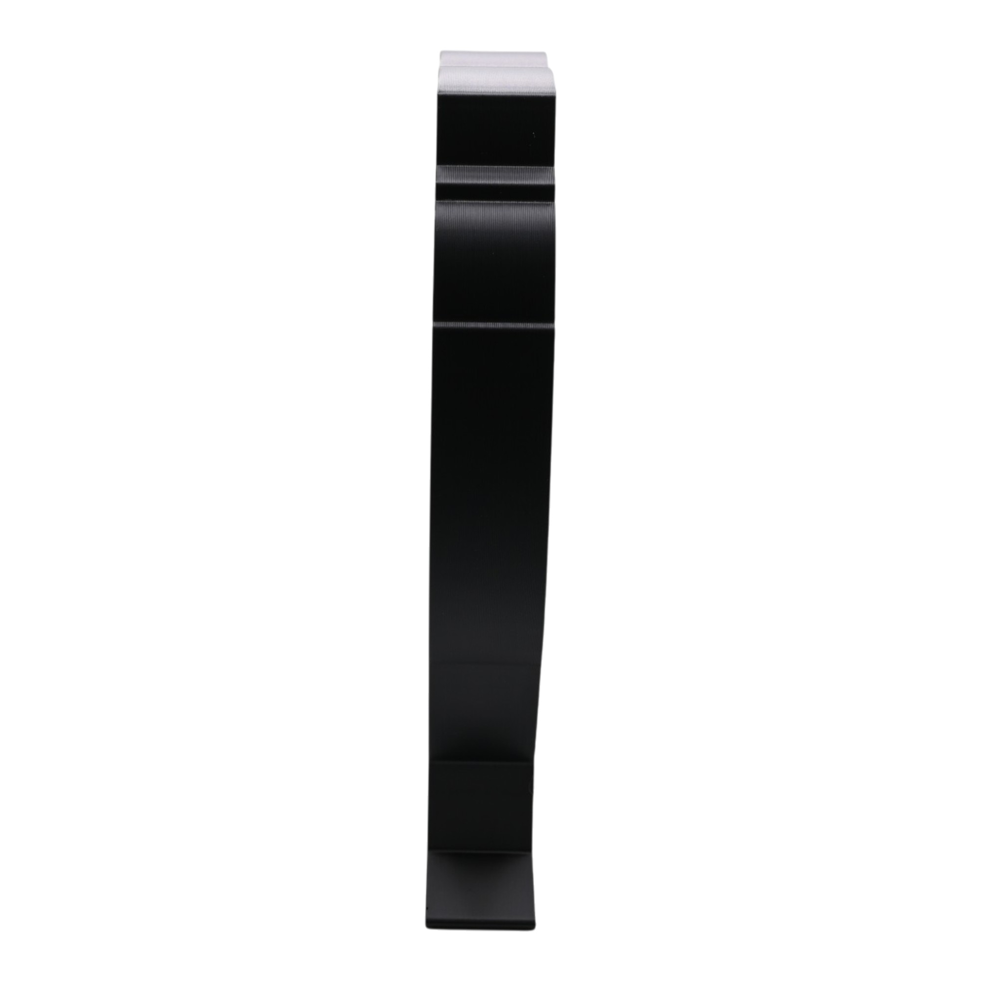 Black Ranger Helmet Thick Silhouette — side