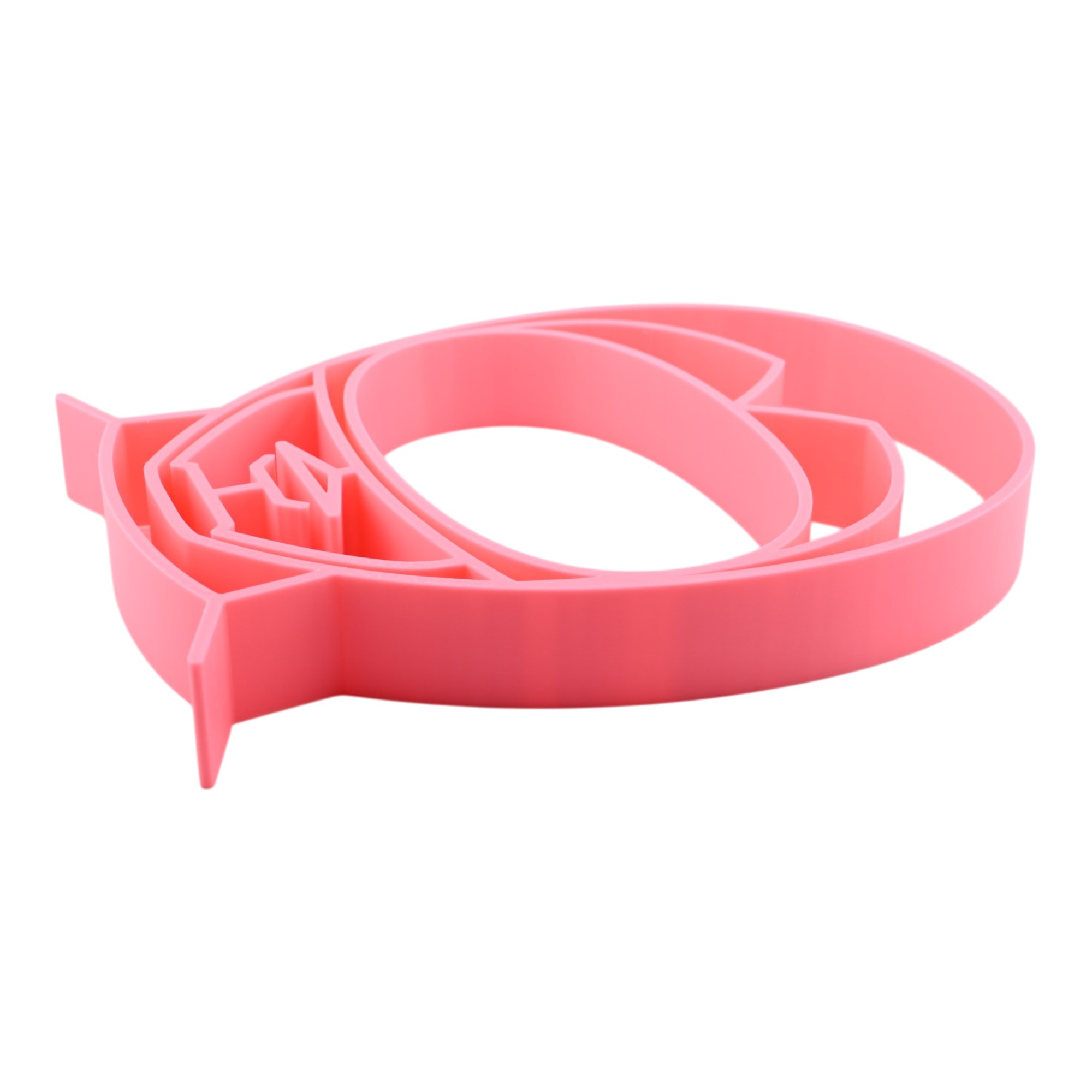 Pink Zeo Ranger Helmet Silhouette — flat