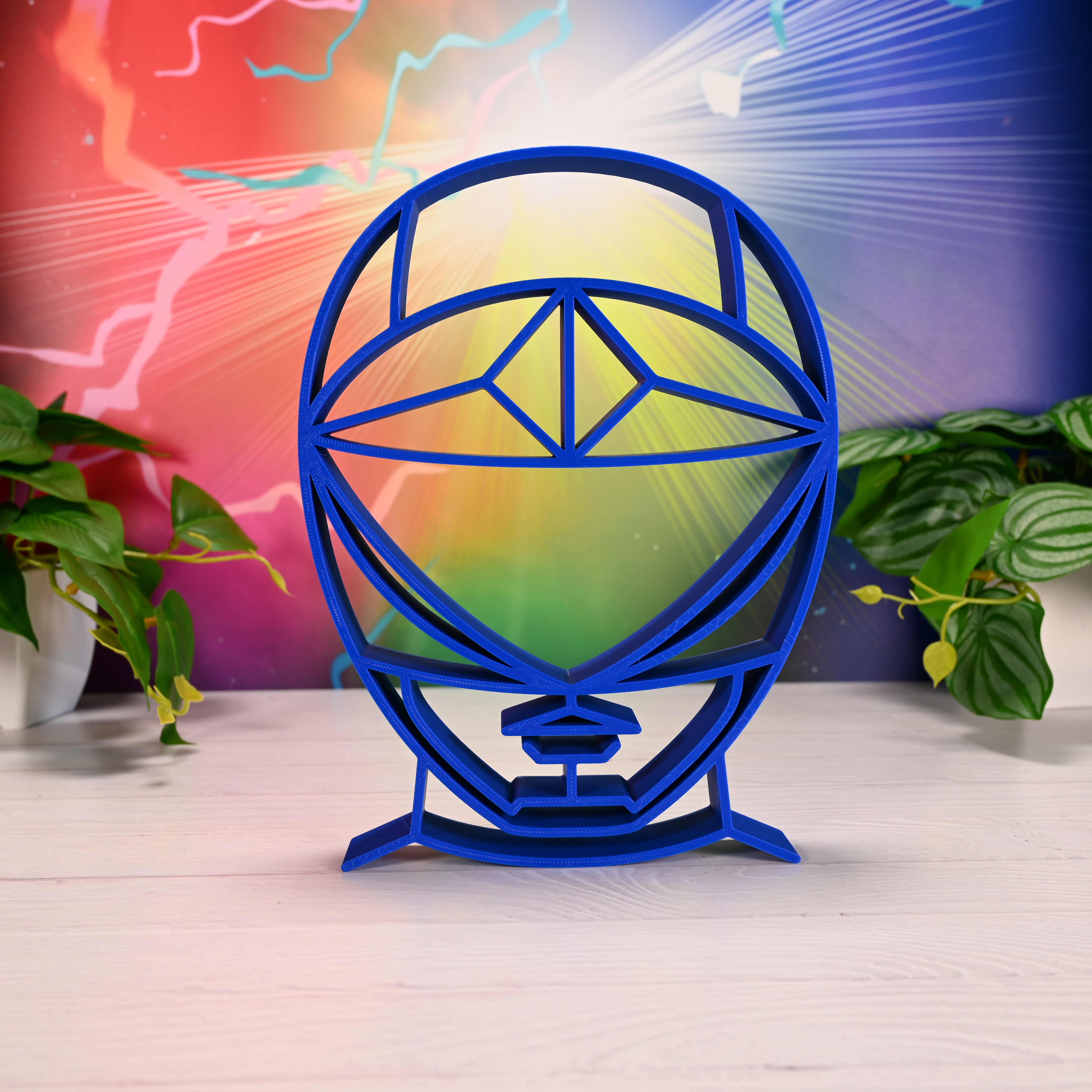 Blue Zeo Ranger Helmet Silhouette — extra 1