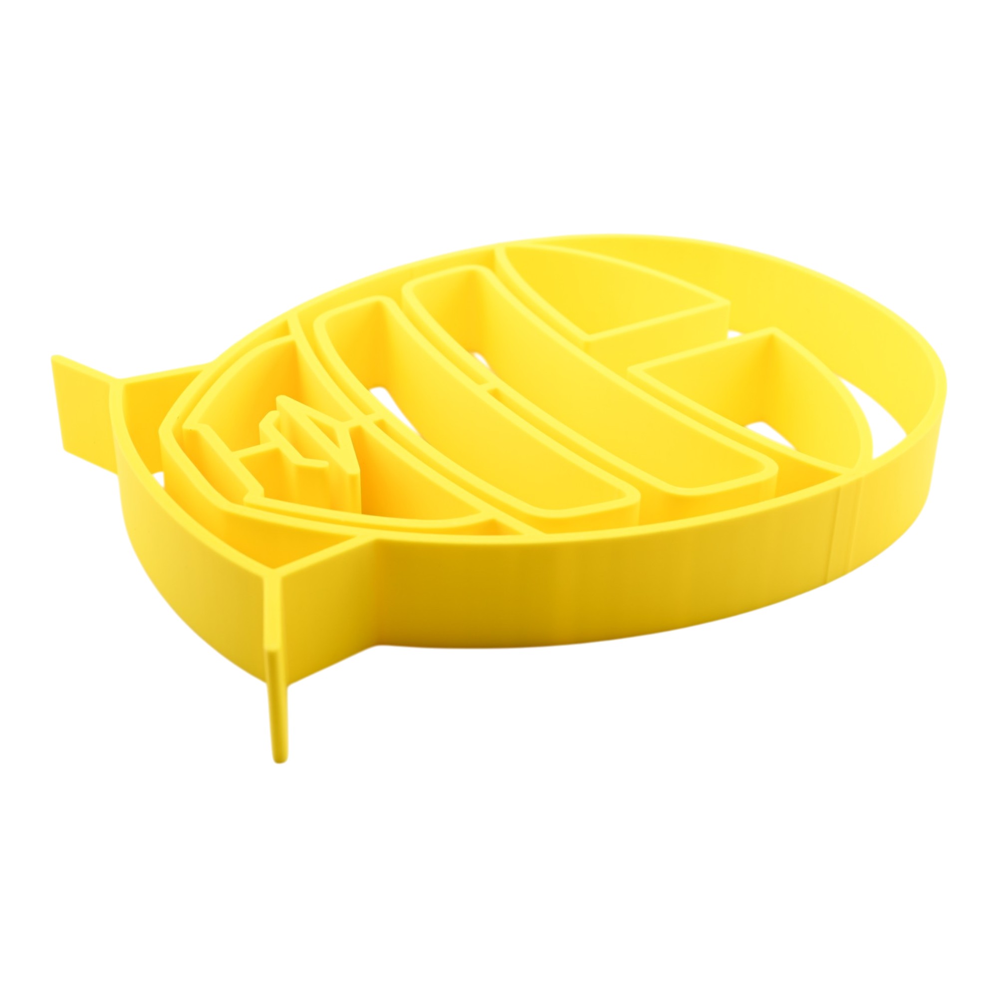 Yellow Zeo Ranger Helmet Silhouette — flat