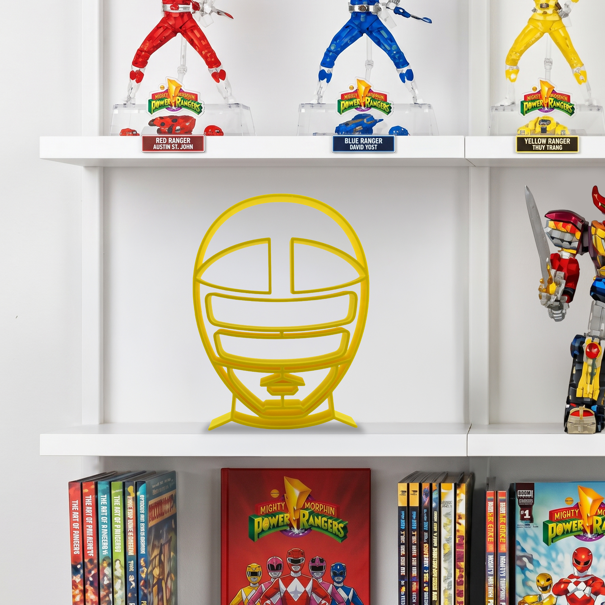 Yellow Zeo Ranger Helmet Silhouette — extra 3