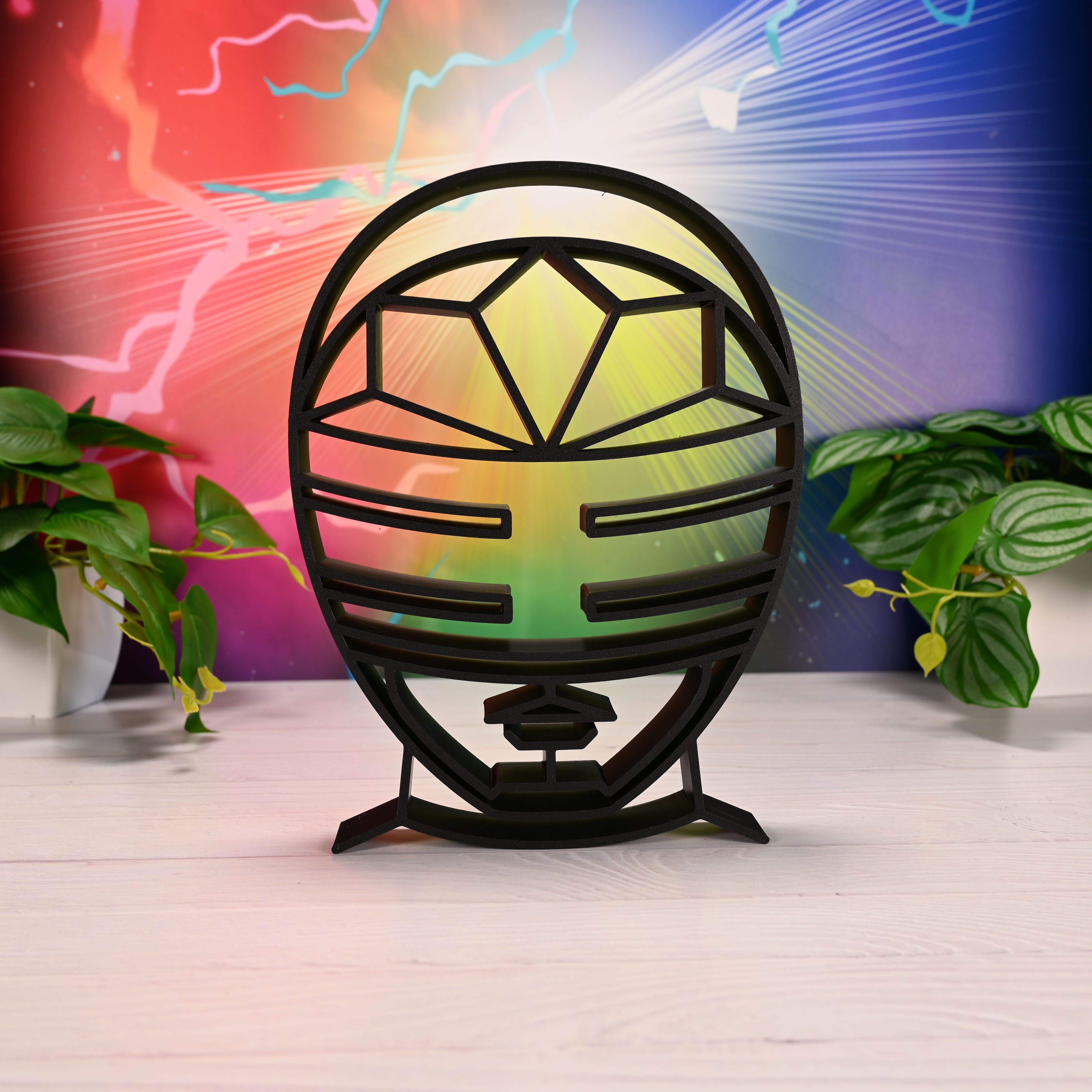 Black Zeo Ranger Helmet Silhouette — extra 1