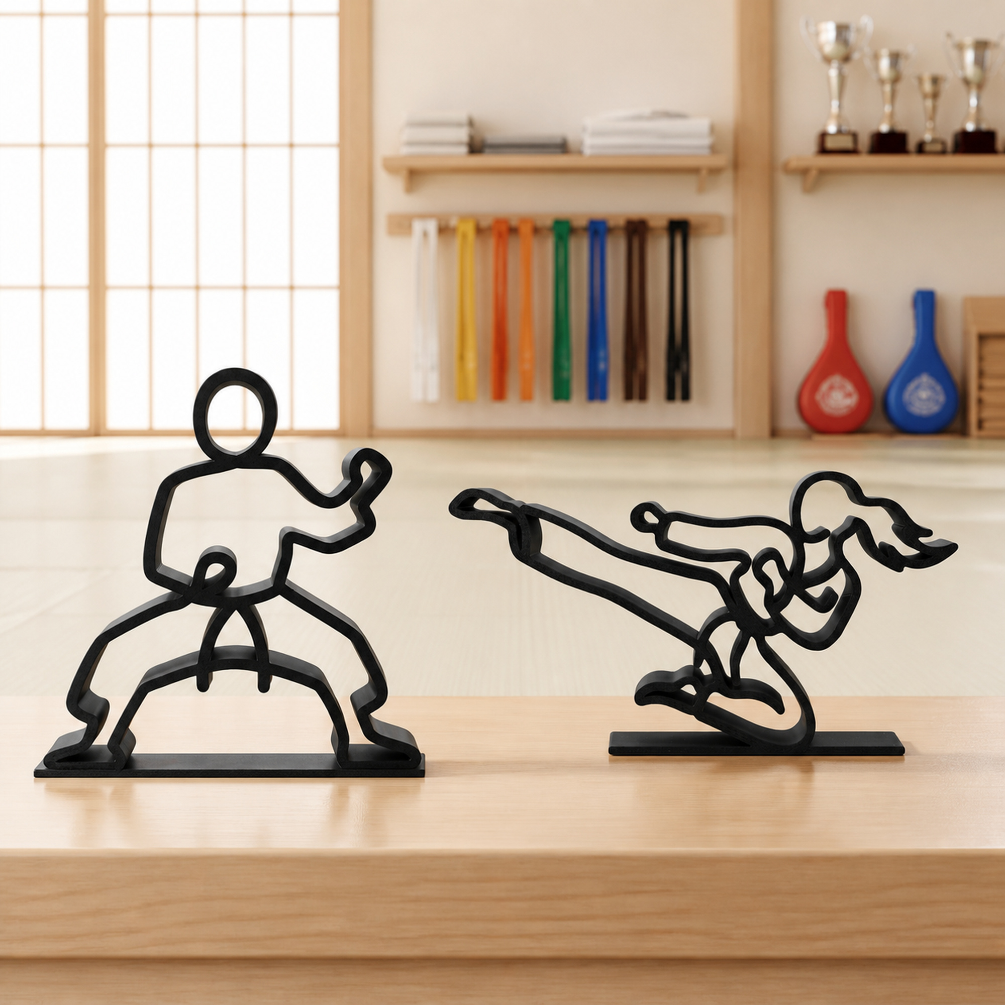 Minimalist Line Art MARTIAL ARTS collection — Elegant Outlines parent image