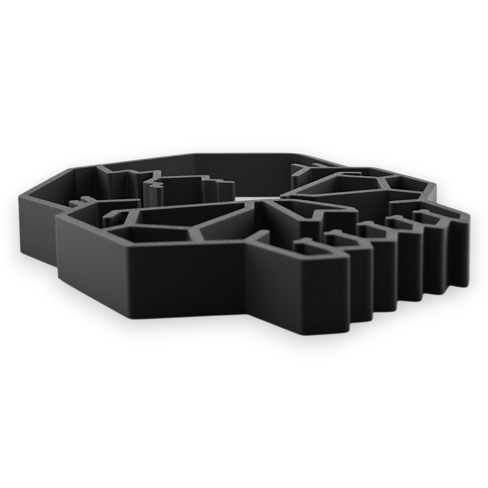 Cracked Skull [BLACK] — flat