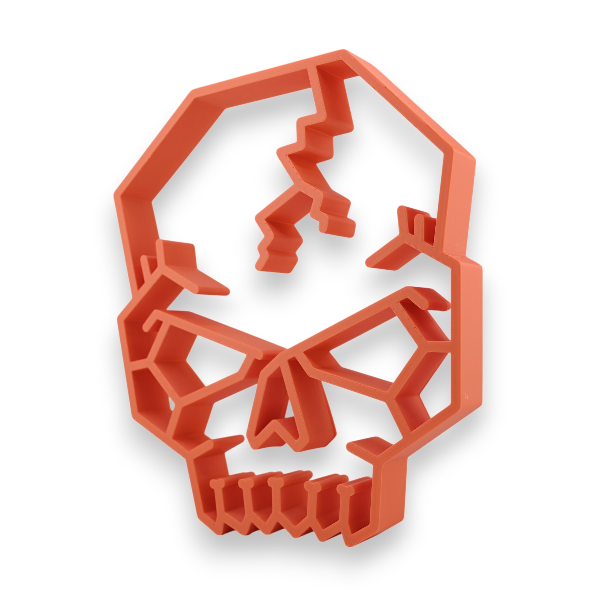 Cracked Skull [ORANGE] — three quarter