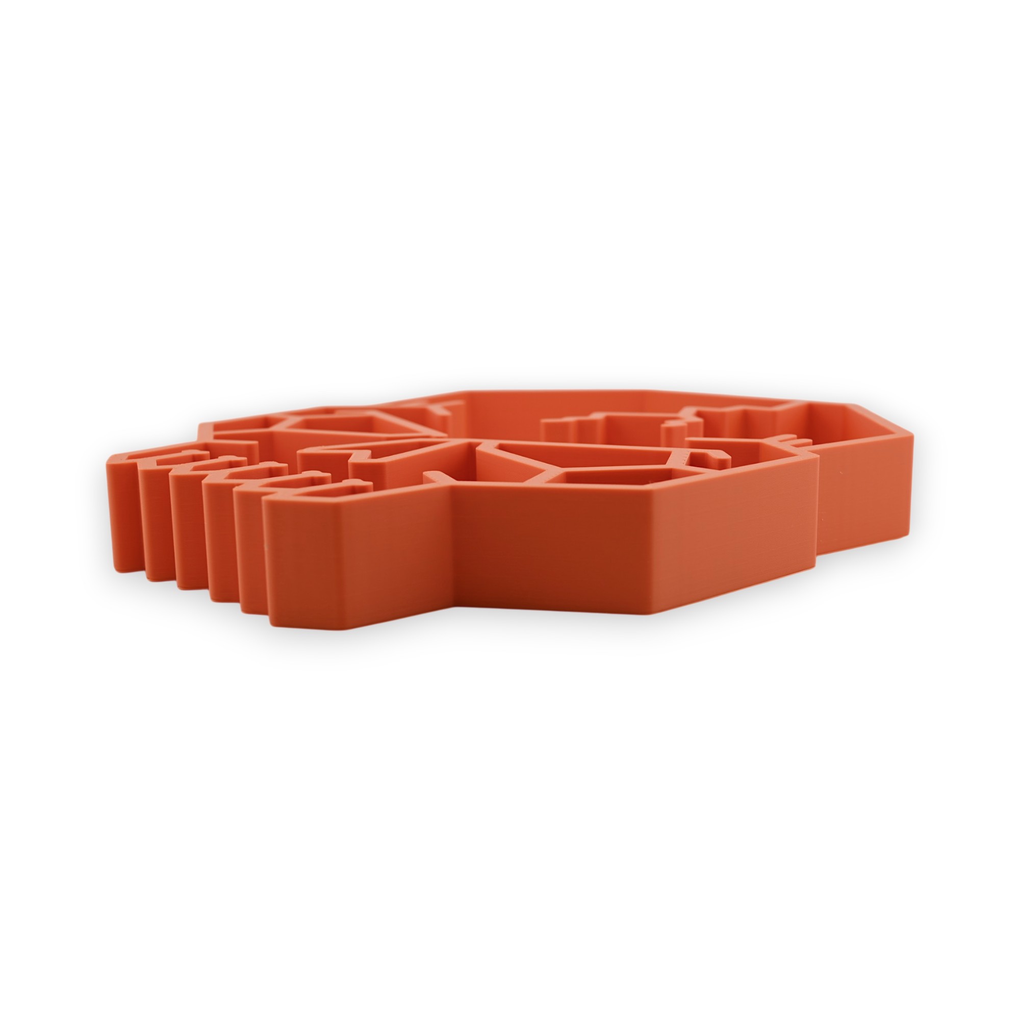 Cracked Skull [ORANGE] — flat