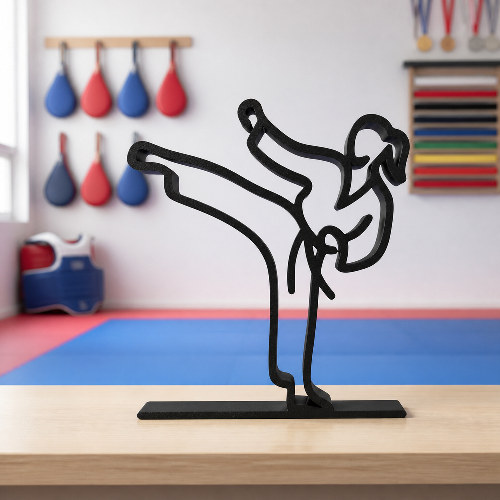Female High Side Kick — lifestyle
