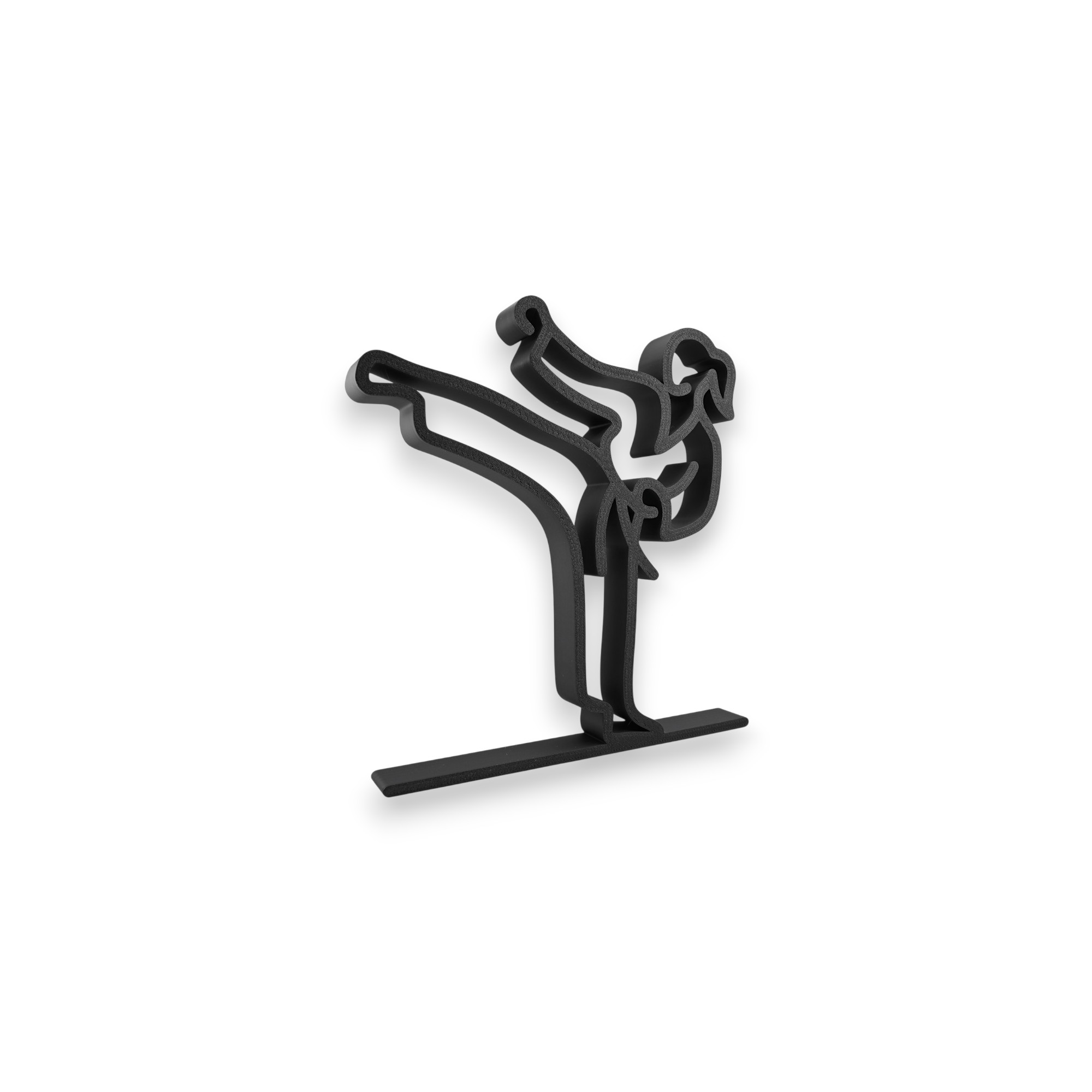 Female High Side Kick — three quarter