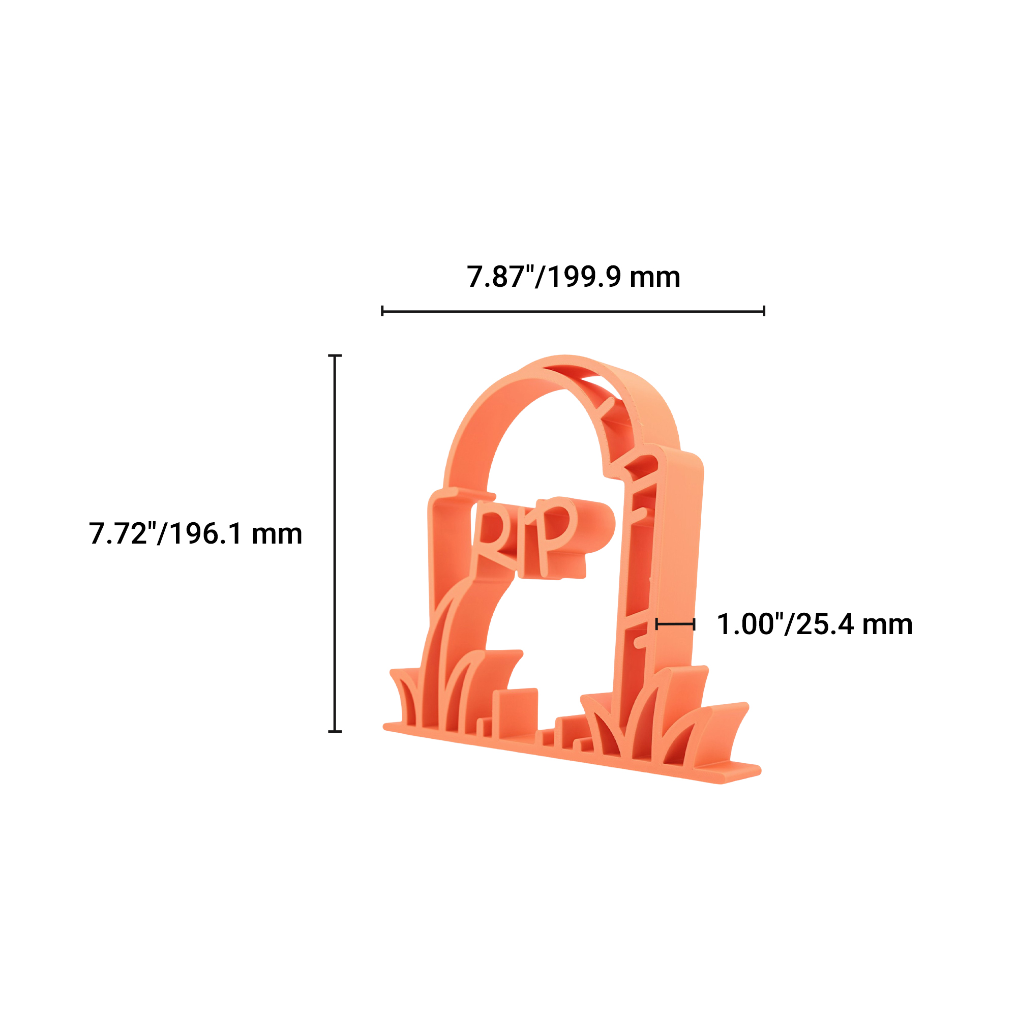 Gravestone [ORANGE] — dimension