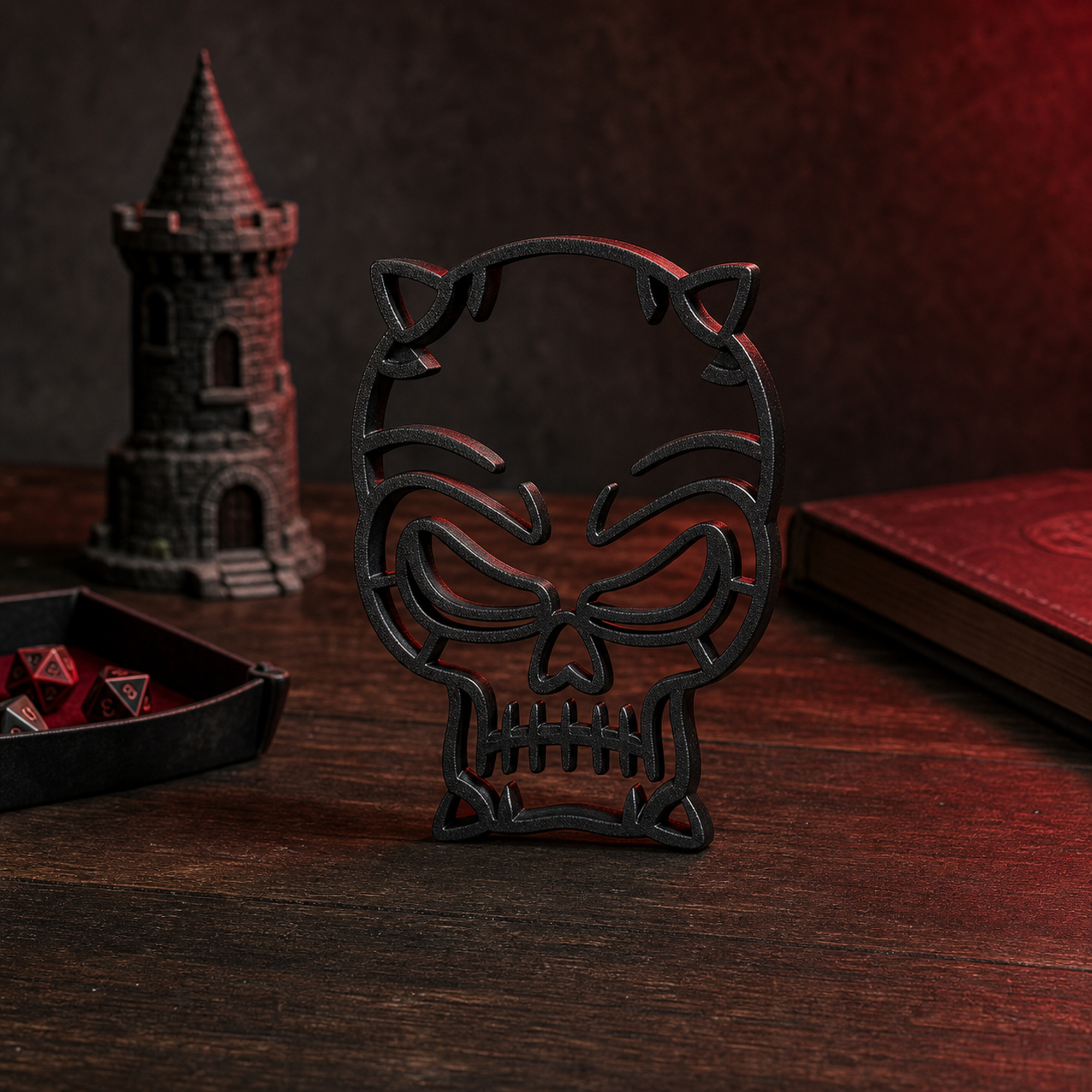 Demon Skull [BLACK] — lifestyle
