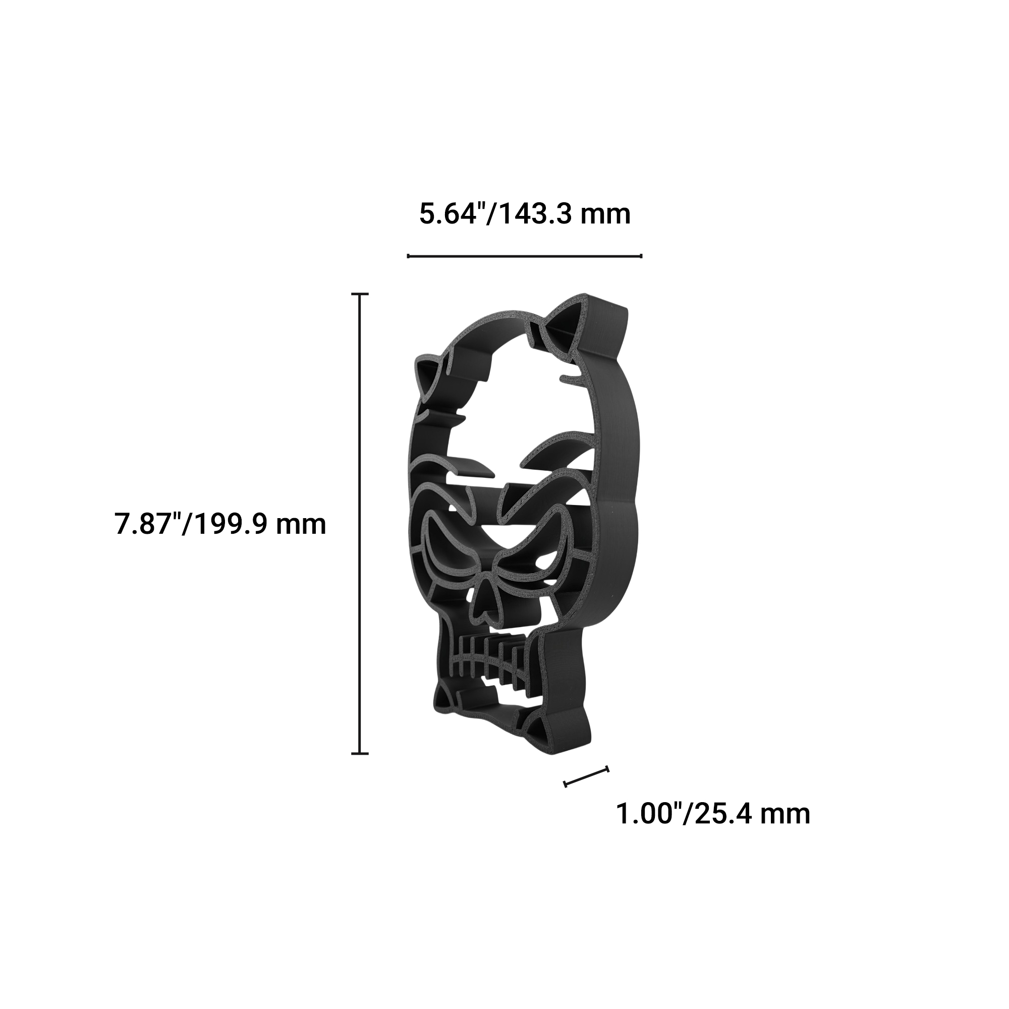 Demon Skull [BLACK] — dimension
