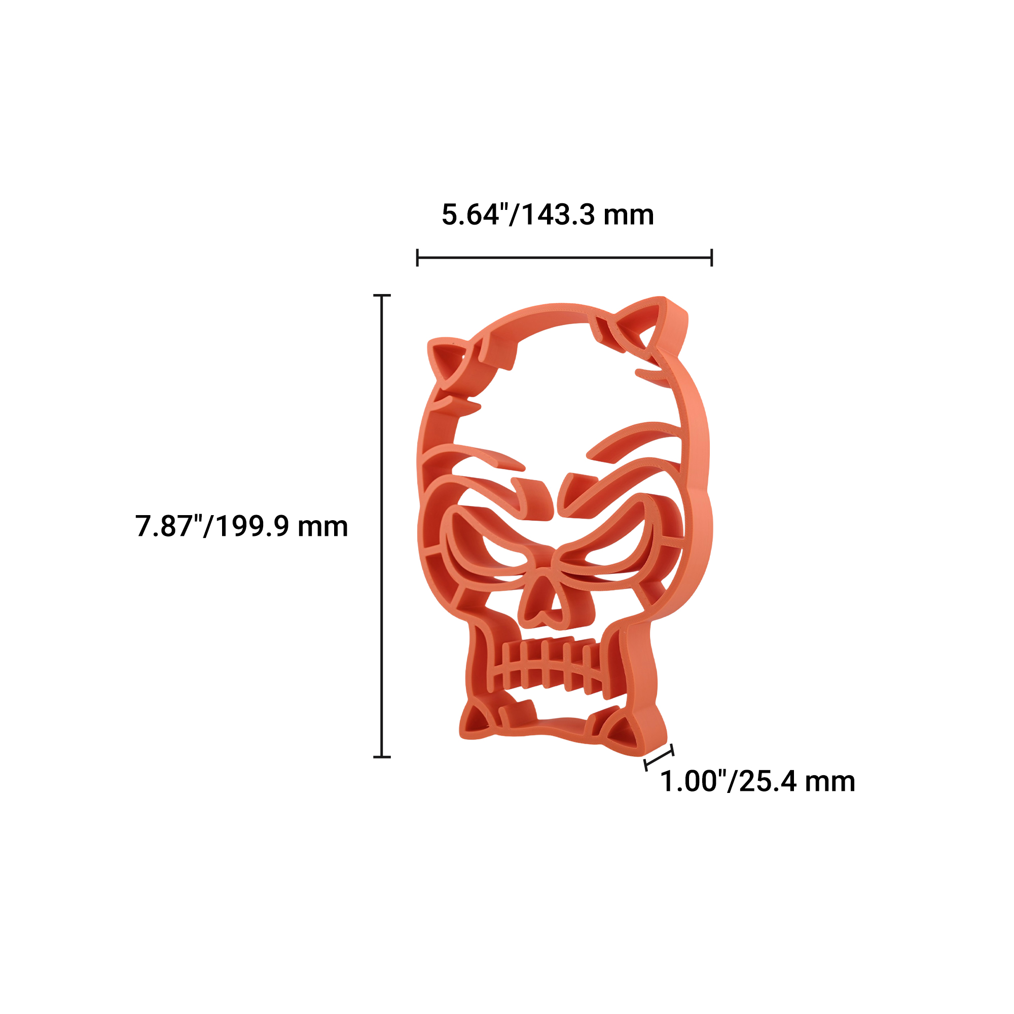 Demon Skull [ORANGE] — dimension
