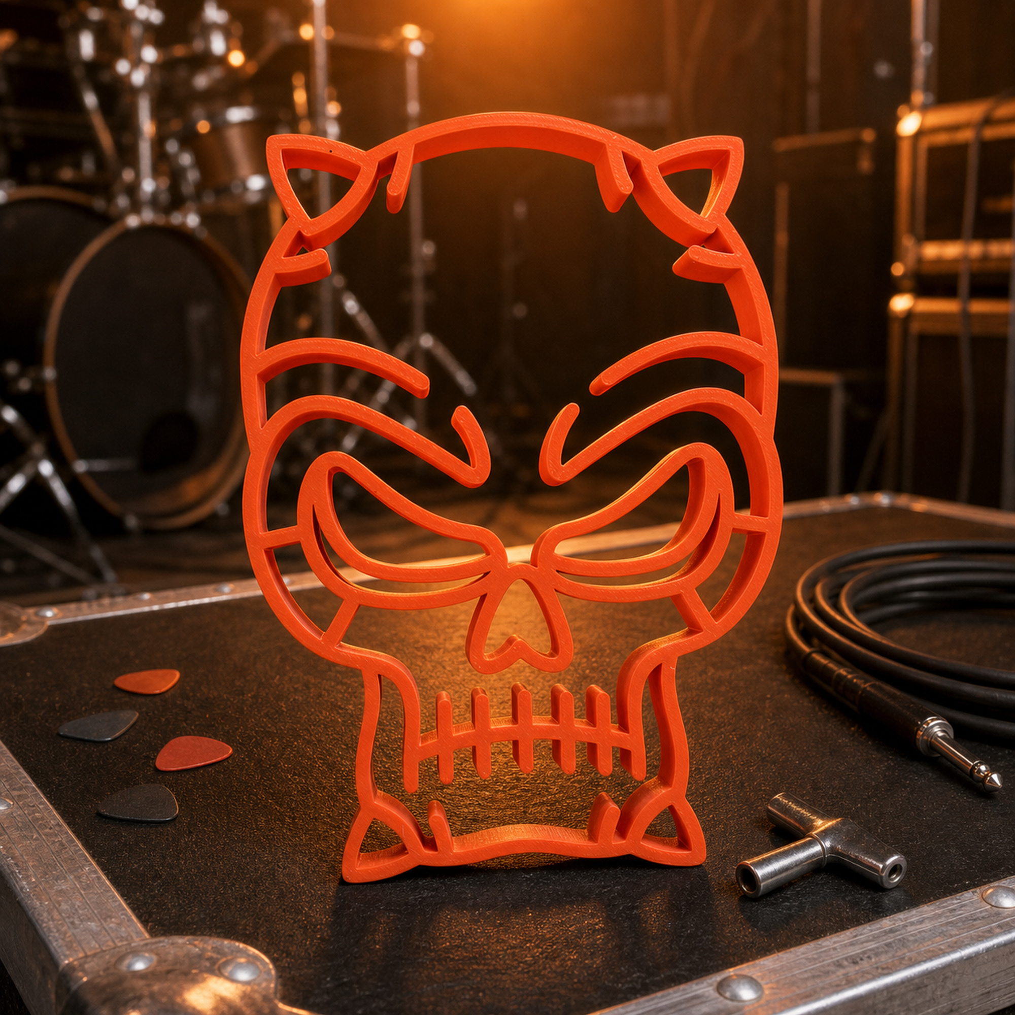 Demon Skull [ORANGE] — lifestyle
