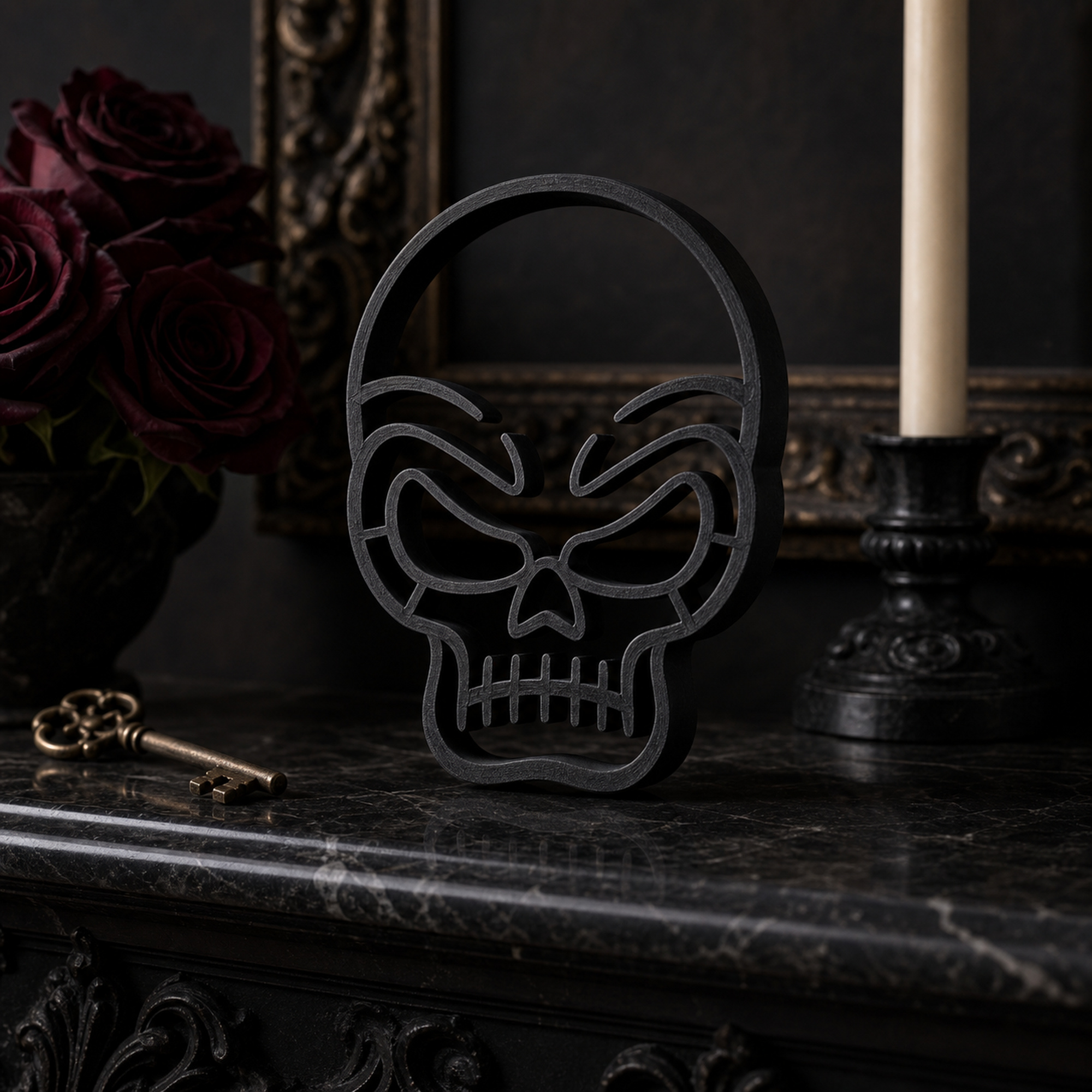 Classic Skull [BLACK] — lifestyle