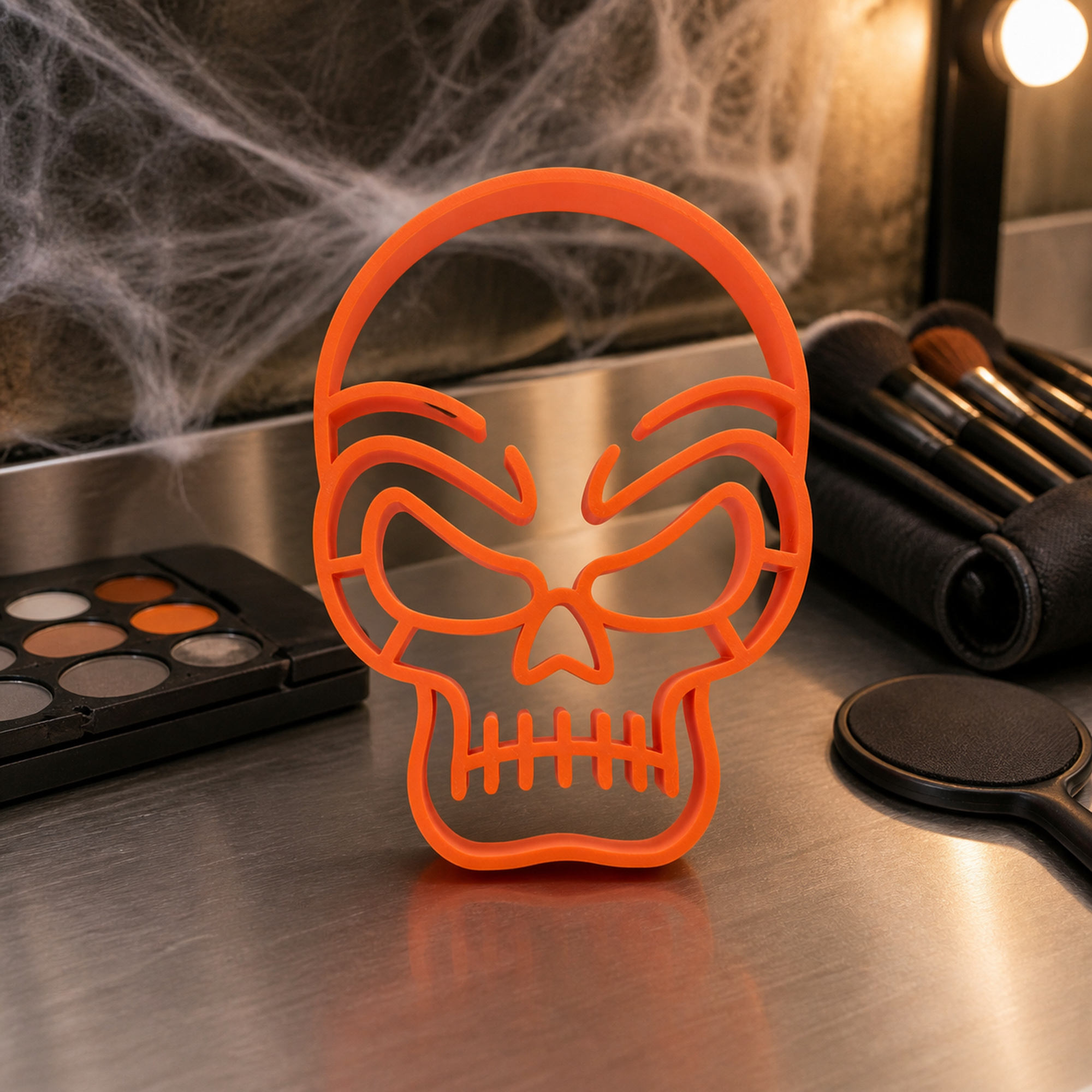 Classic Skull [ORANGE] — lifestyle