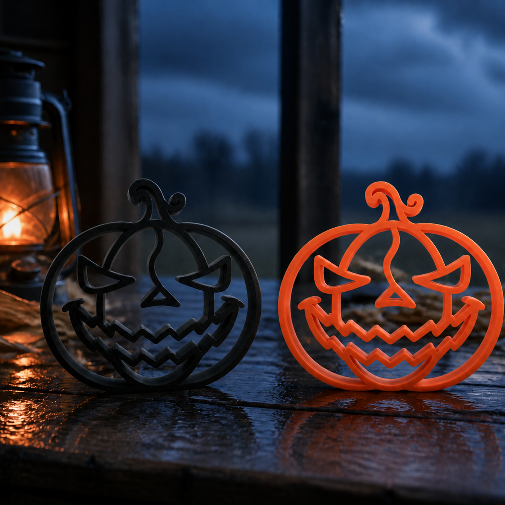 Jack O Lantern Scary [BLACK] — extra 8