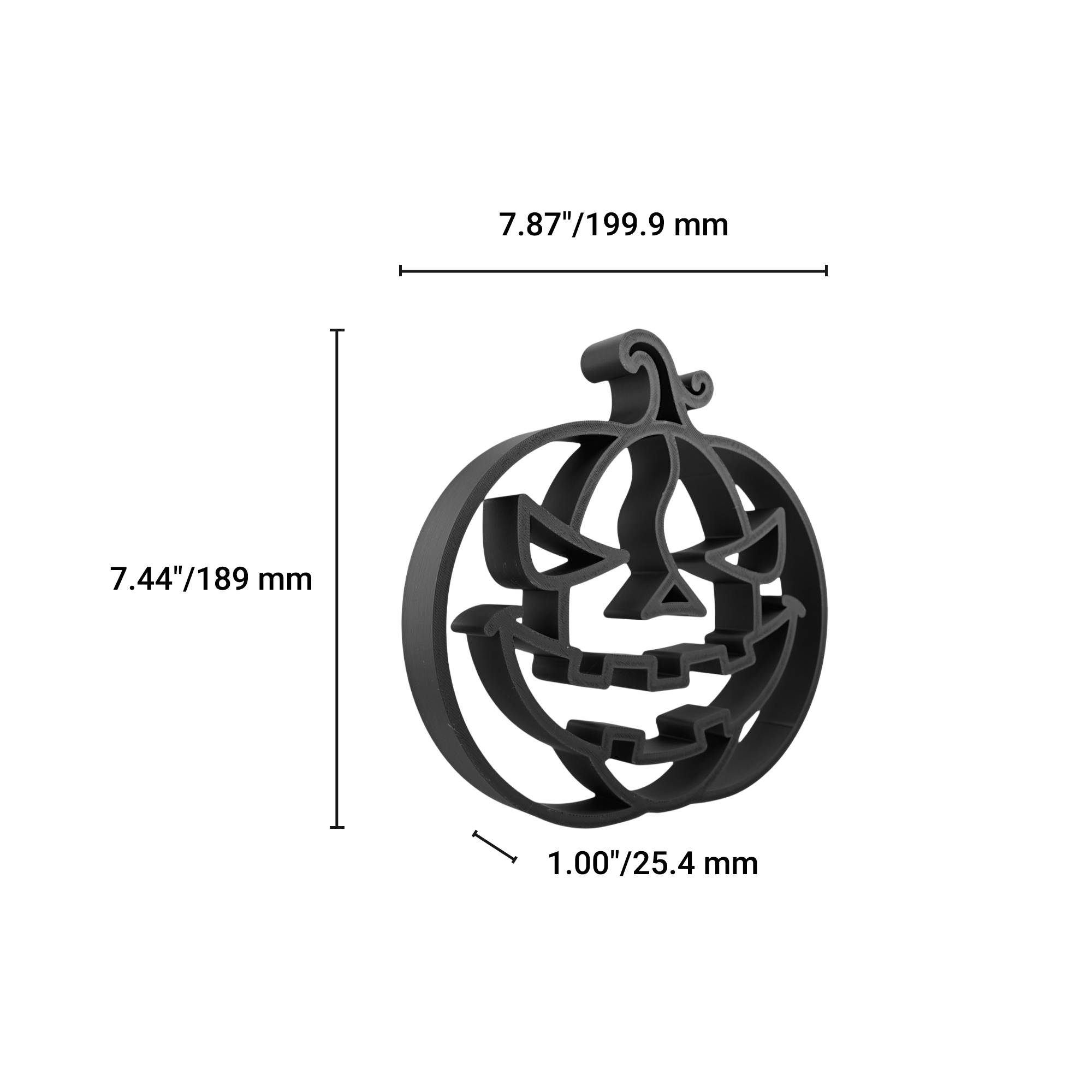 Jack O Lantern Big Mouth [BLACK] — dimension