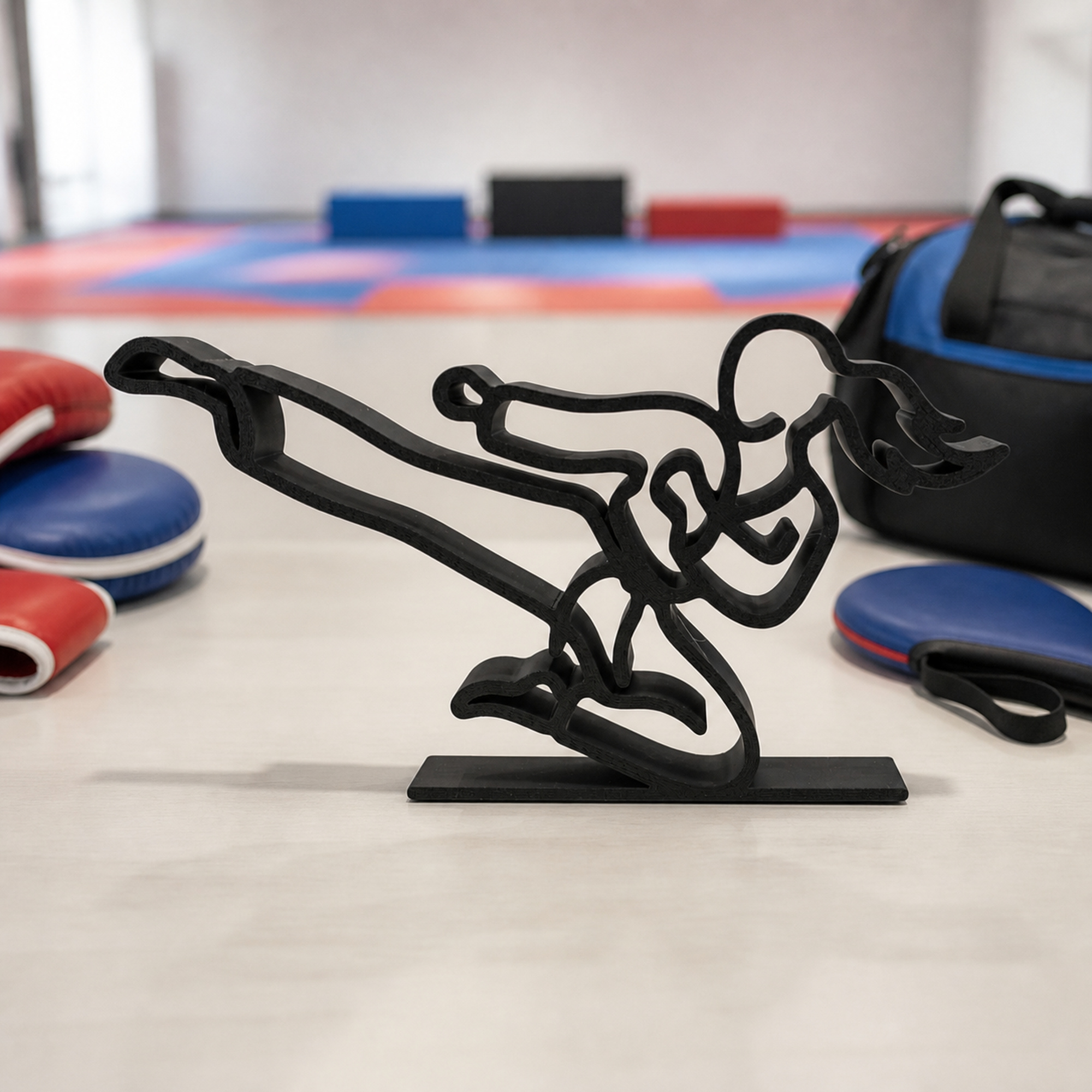 Female Flying Side Kick — lifestyle