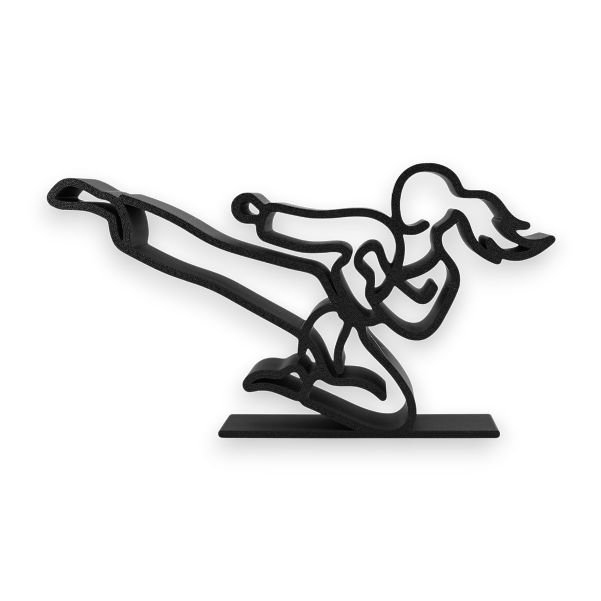 Female Flying Side Kick — front