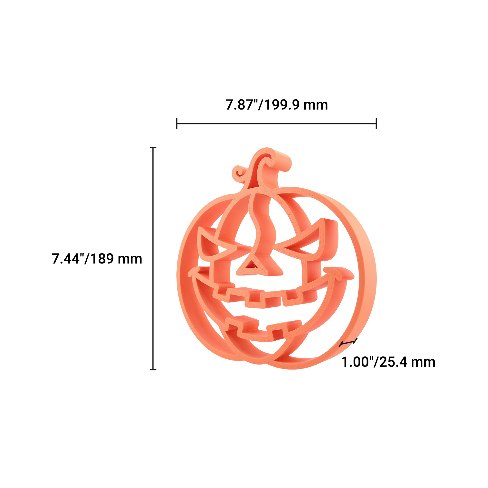 Jack O Lantern Big Mouth [ORANGE] — dimension