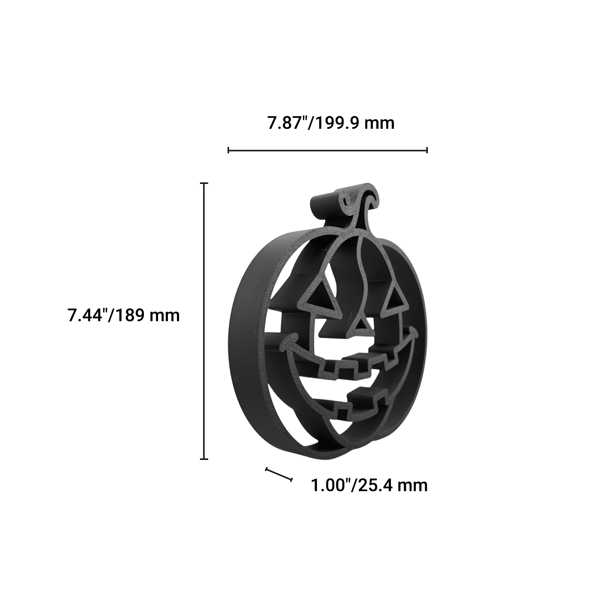 Jack O Lantern Classic [BLACK] — dimension
