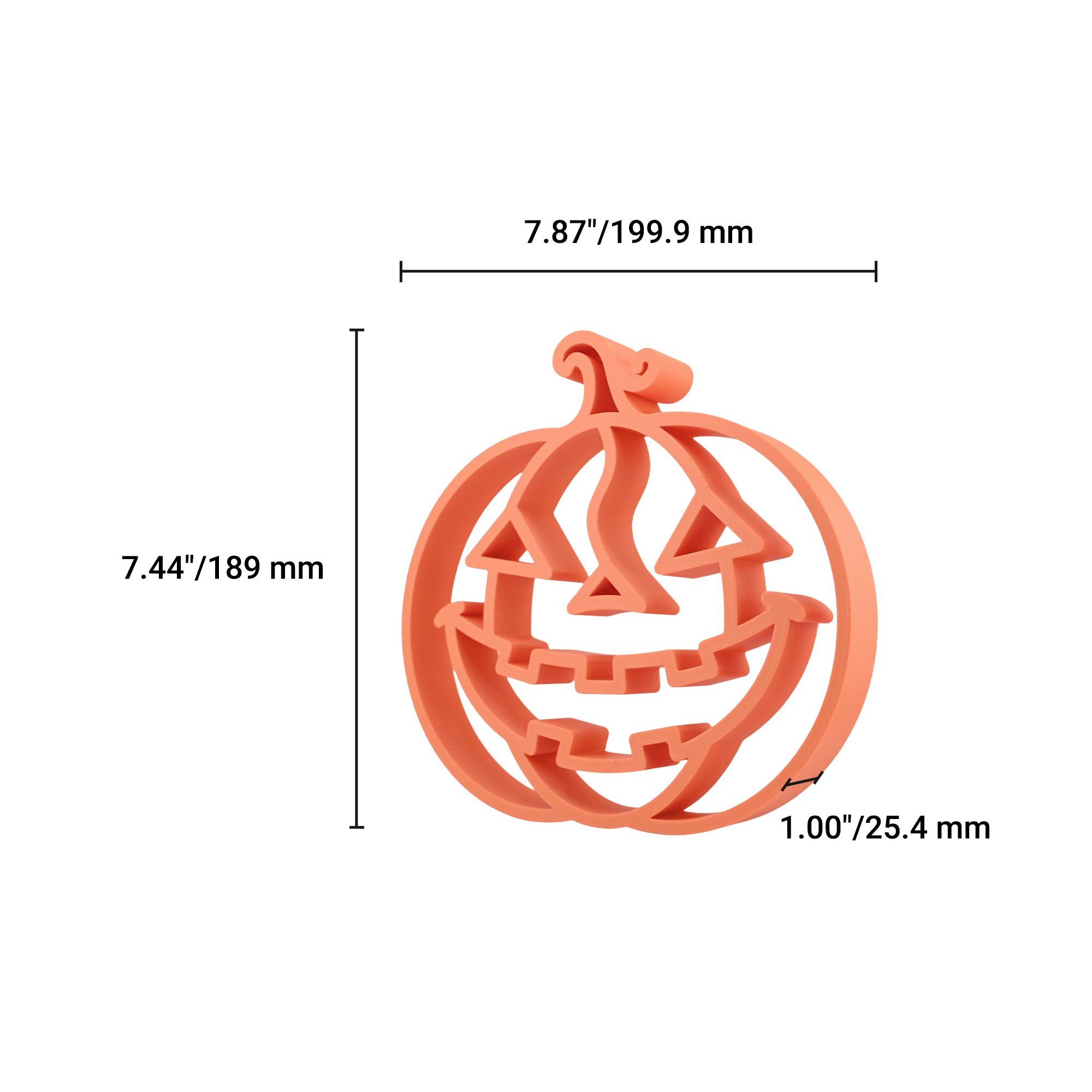 Jack O Lantern Classic [ORANGE] — dimension
