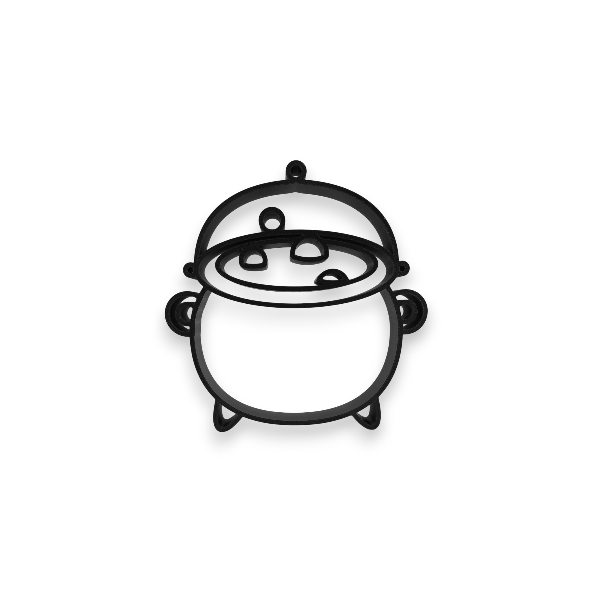 Cauldron with Handle [BLACK] — front