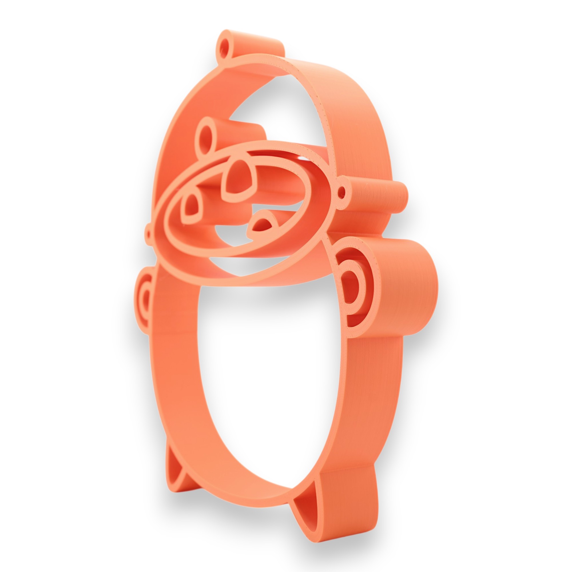 Cauldron with Handle [ORANGE] — three quarter