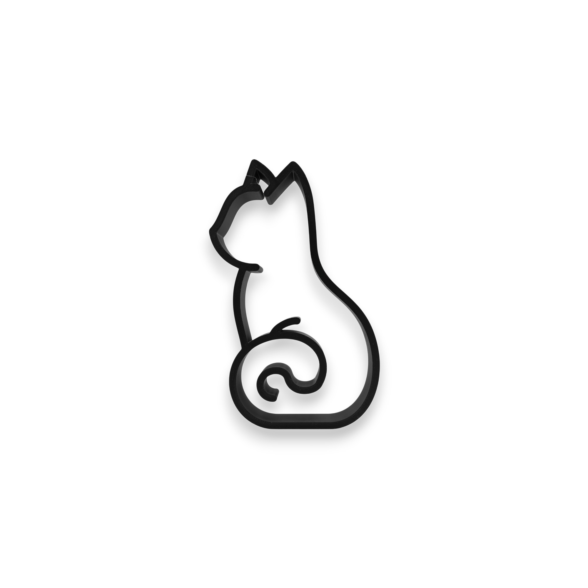 Black Cat Side View [BLACK] — front