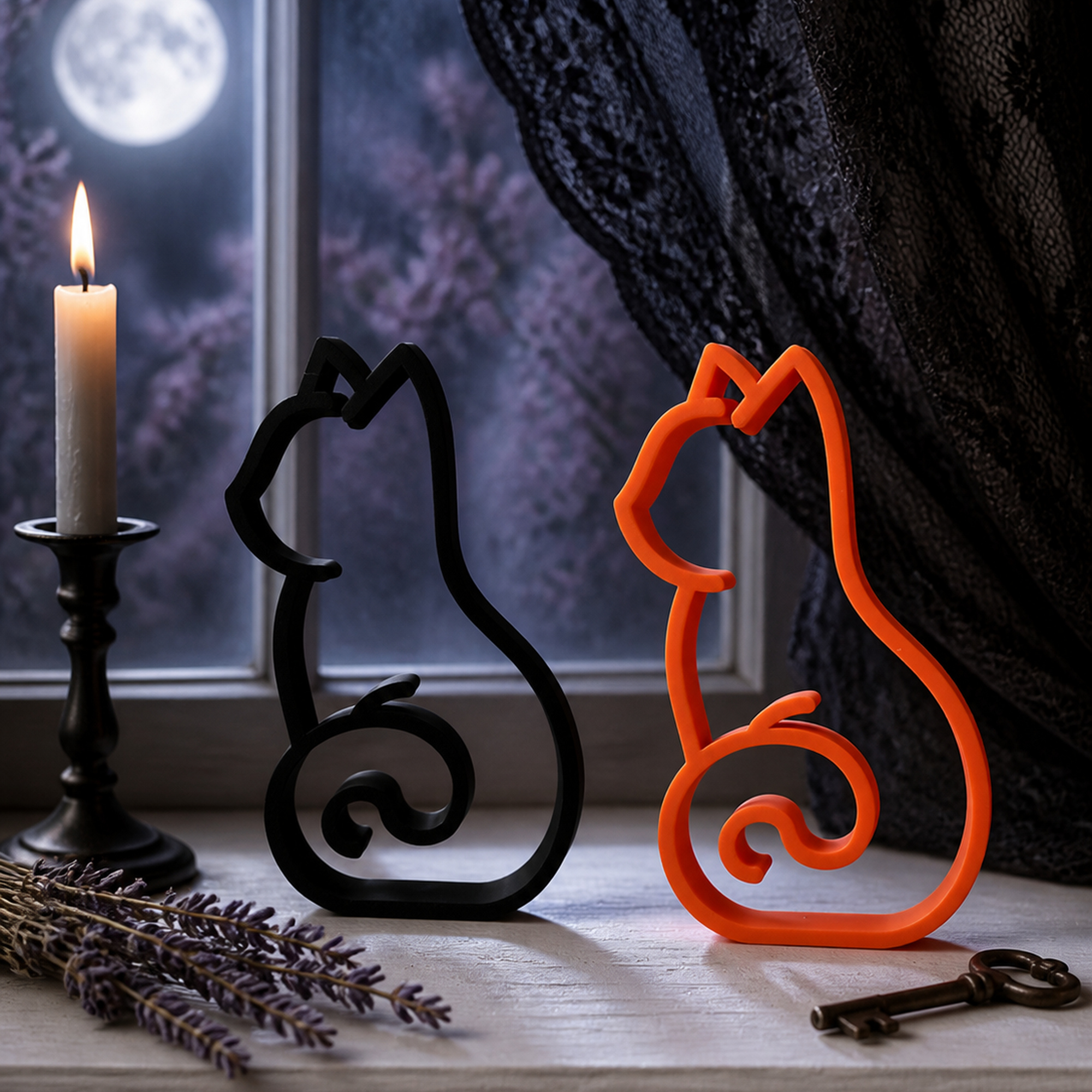 Black Cat Side View [BLACK] — extra 8