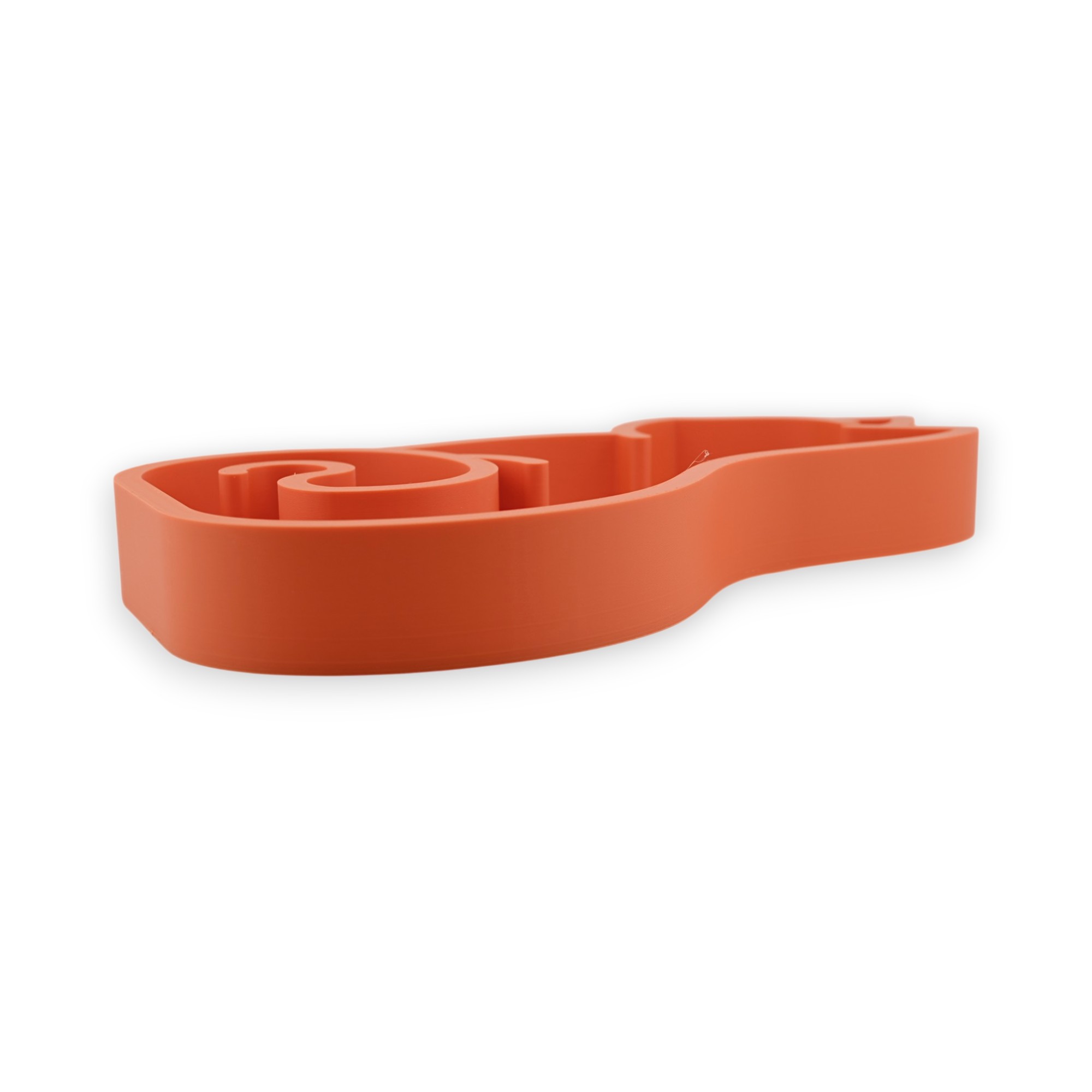 Black Cat Side View [ORANGE] — flat