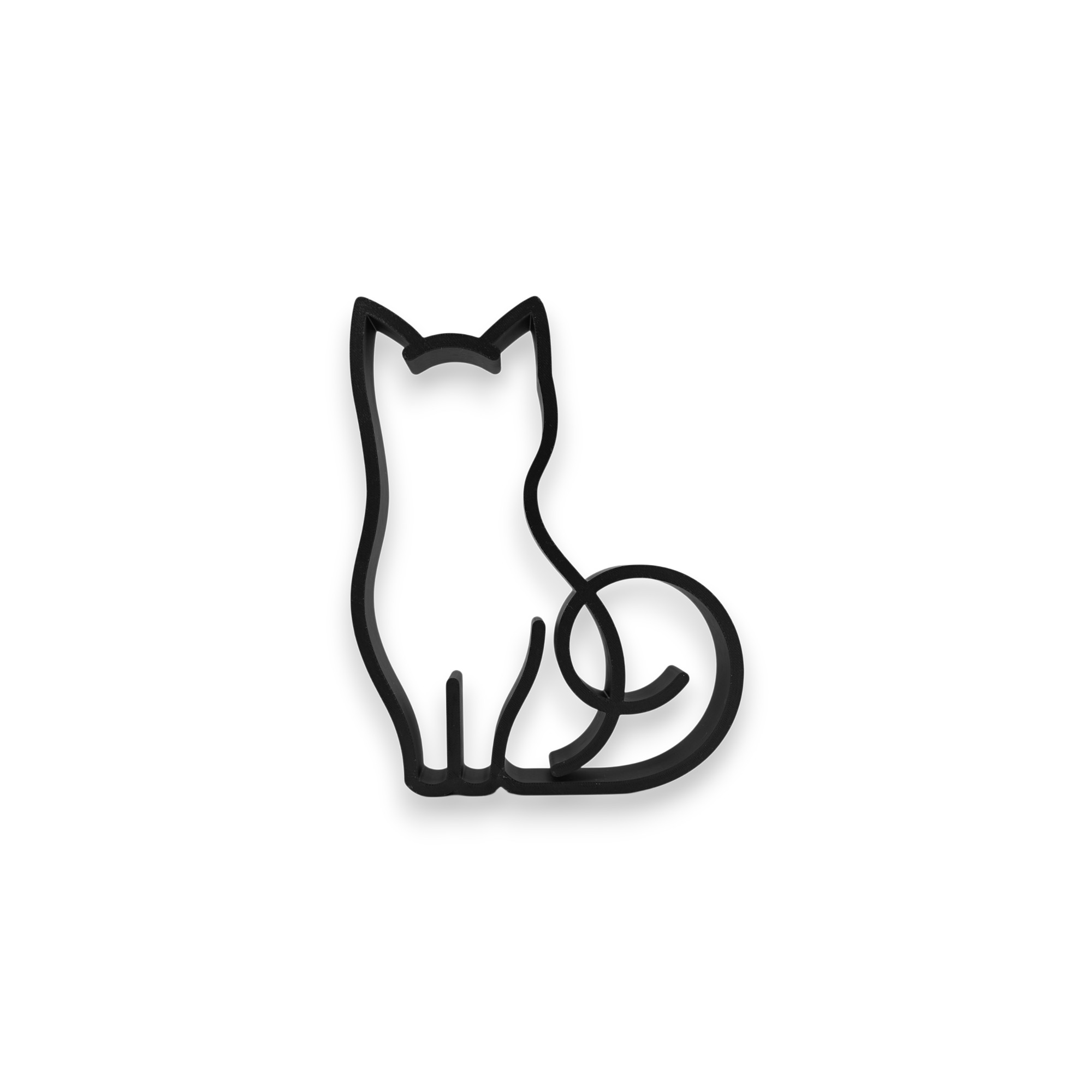 Black Cat Front View [BLACK] — front