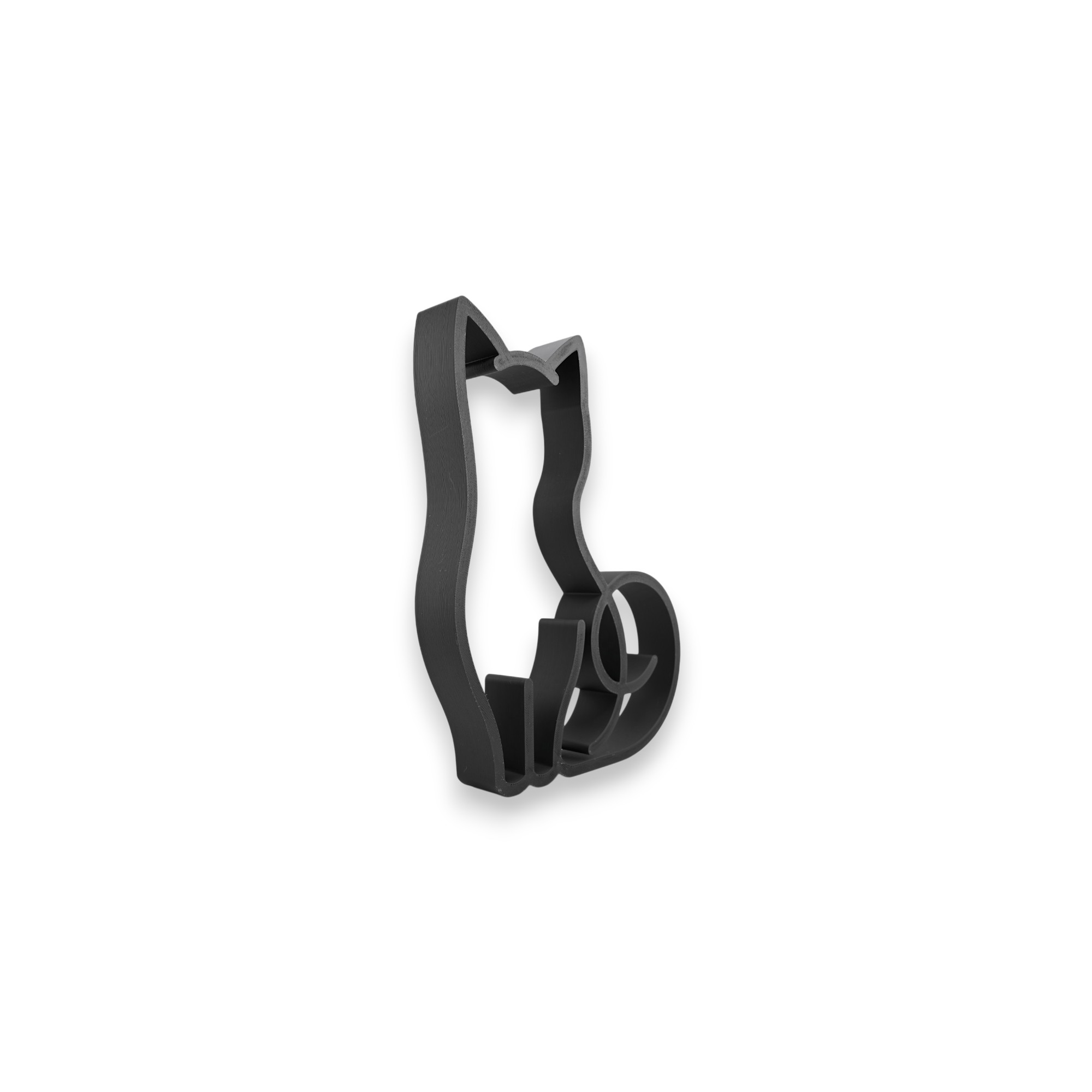 Black Cat Front View [BLACK] — three quarter